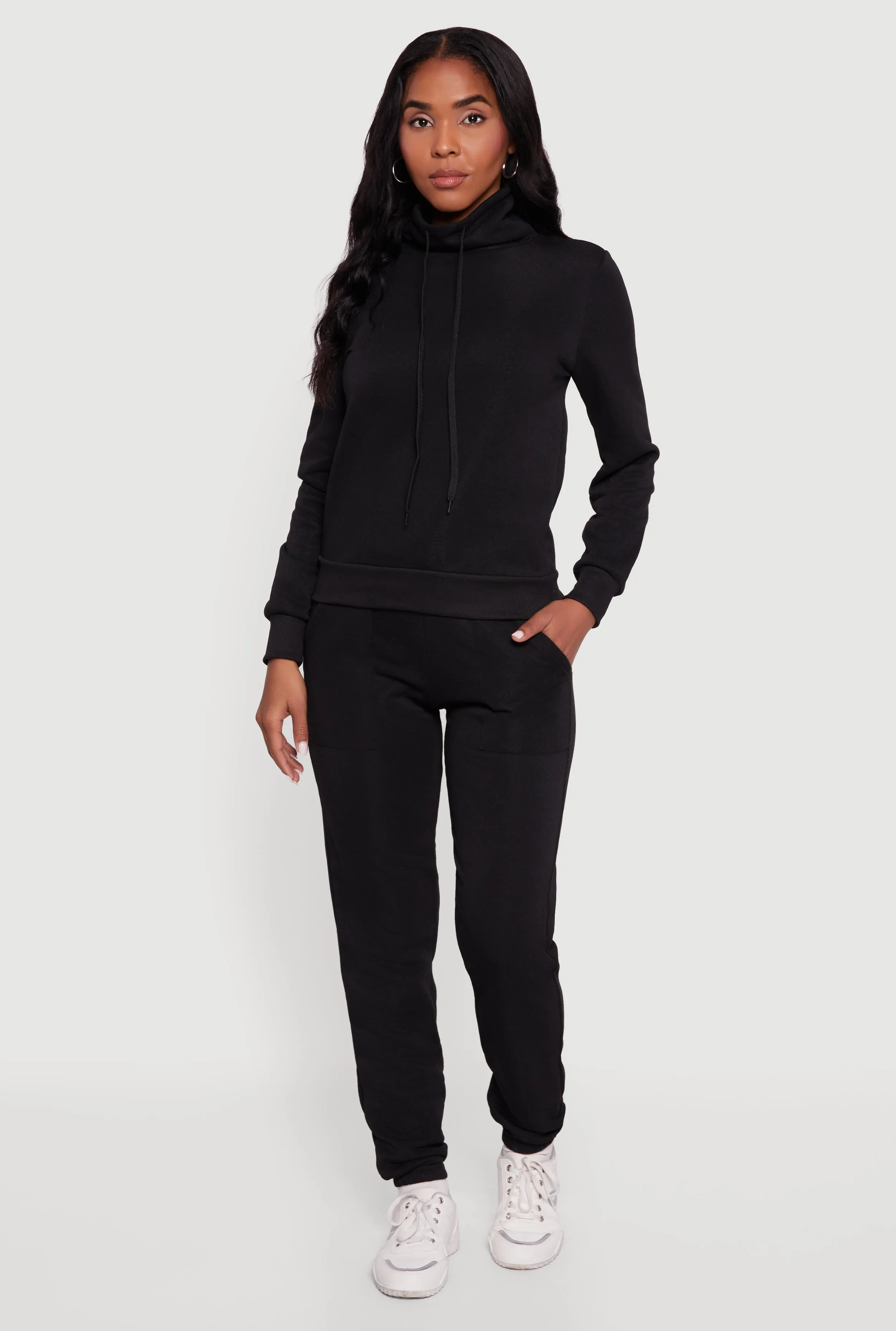 Drawstring Waist Slim Leg Sweatpants sold by Rainbow