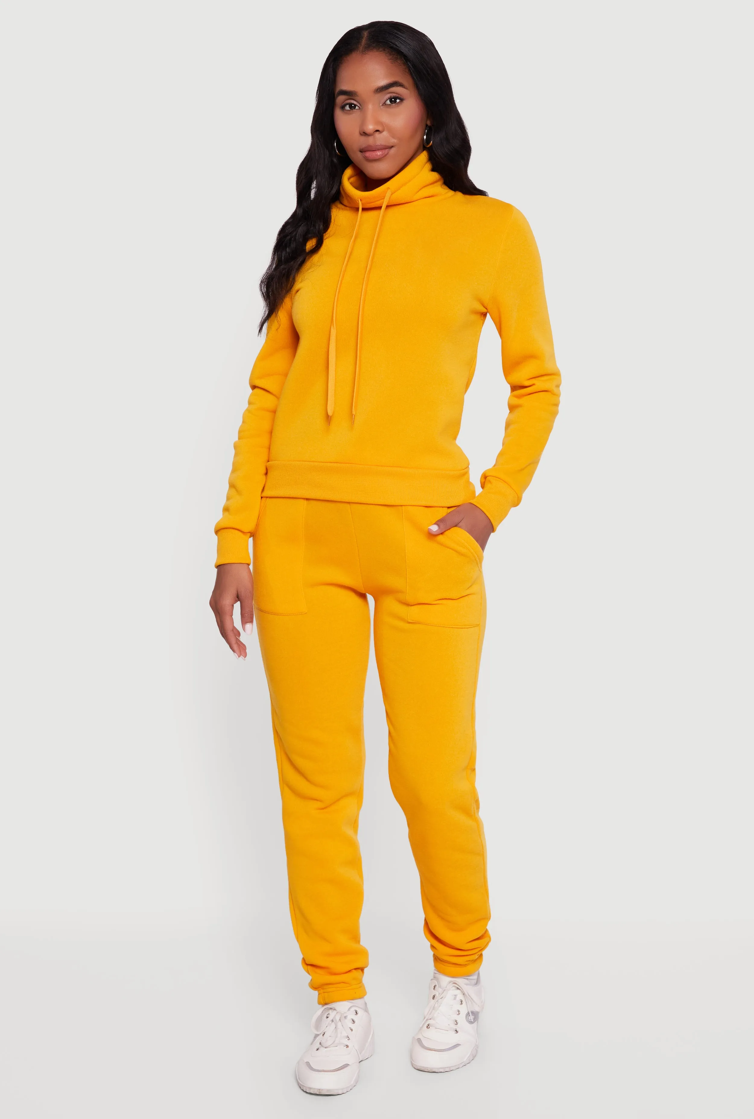 Drawstring Waist Slim Leg Sweatpants sold by Rainbow