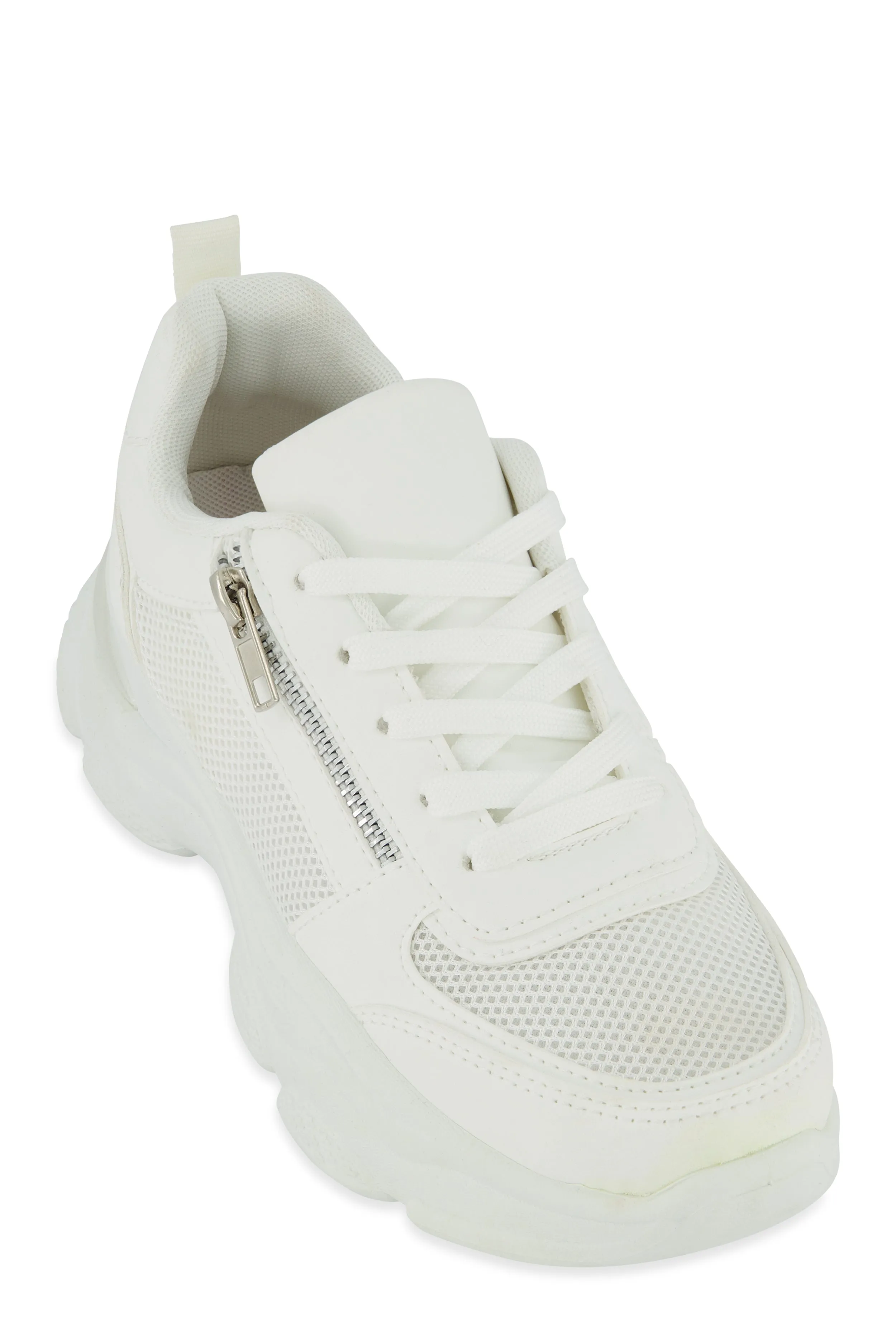 Zip Detail Chunky Sole Sneakers sold by Rainbow product image thumbnail 2