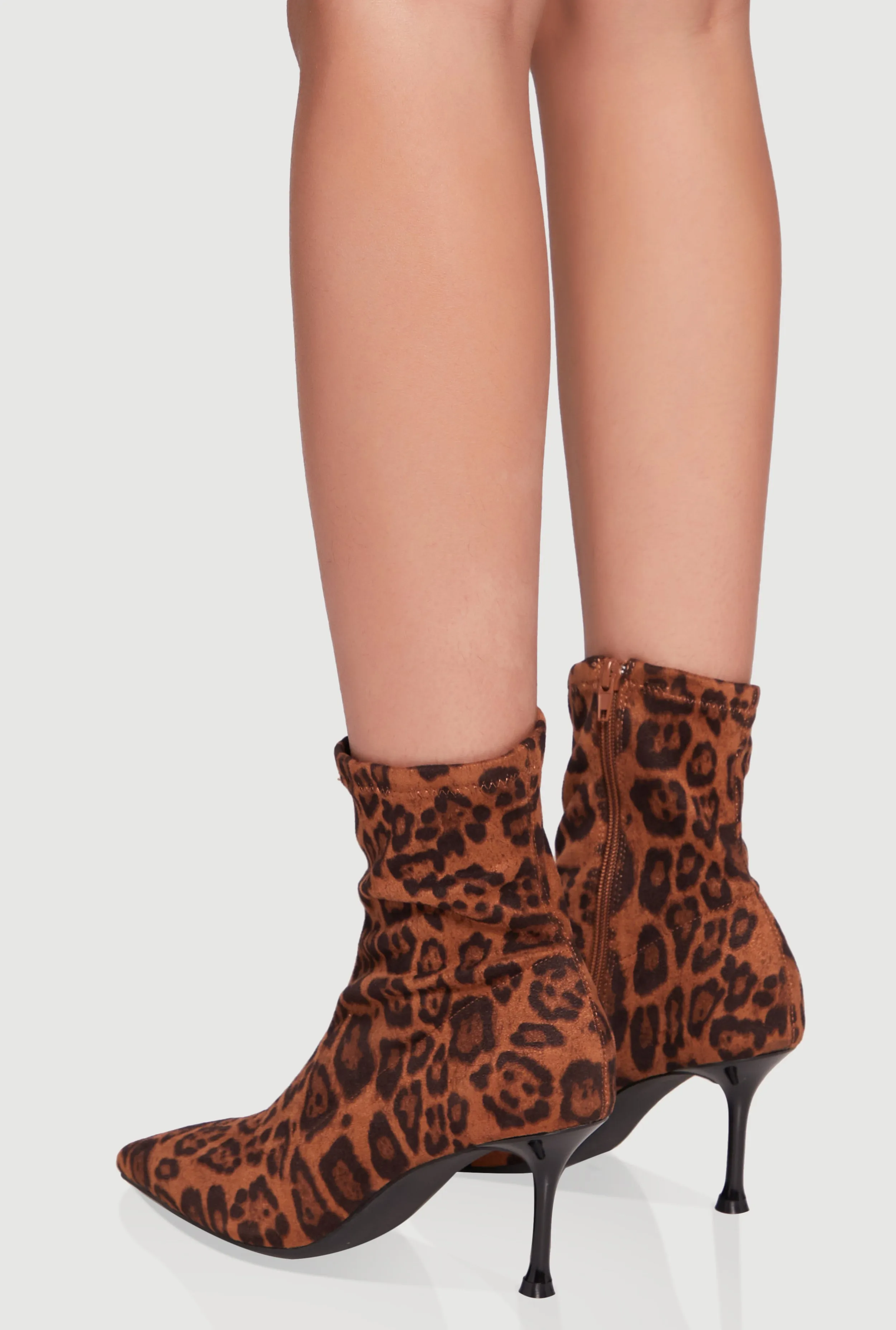 Pointed Toe Stiletto Heel Dress Booties sold by Rainbow product image thumbnail 3