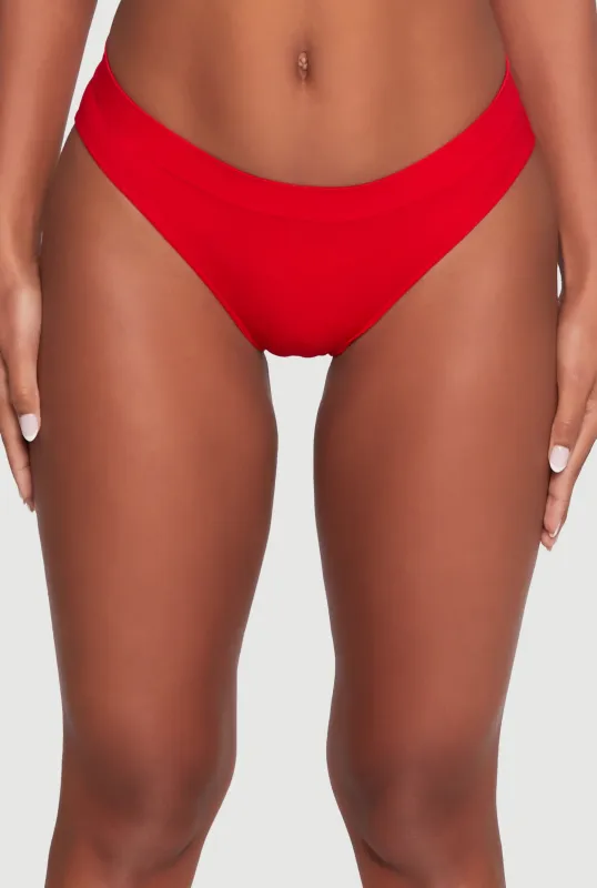 Solid Seamless Bikini Underwear sold by Rainbow