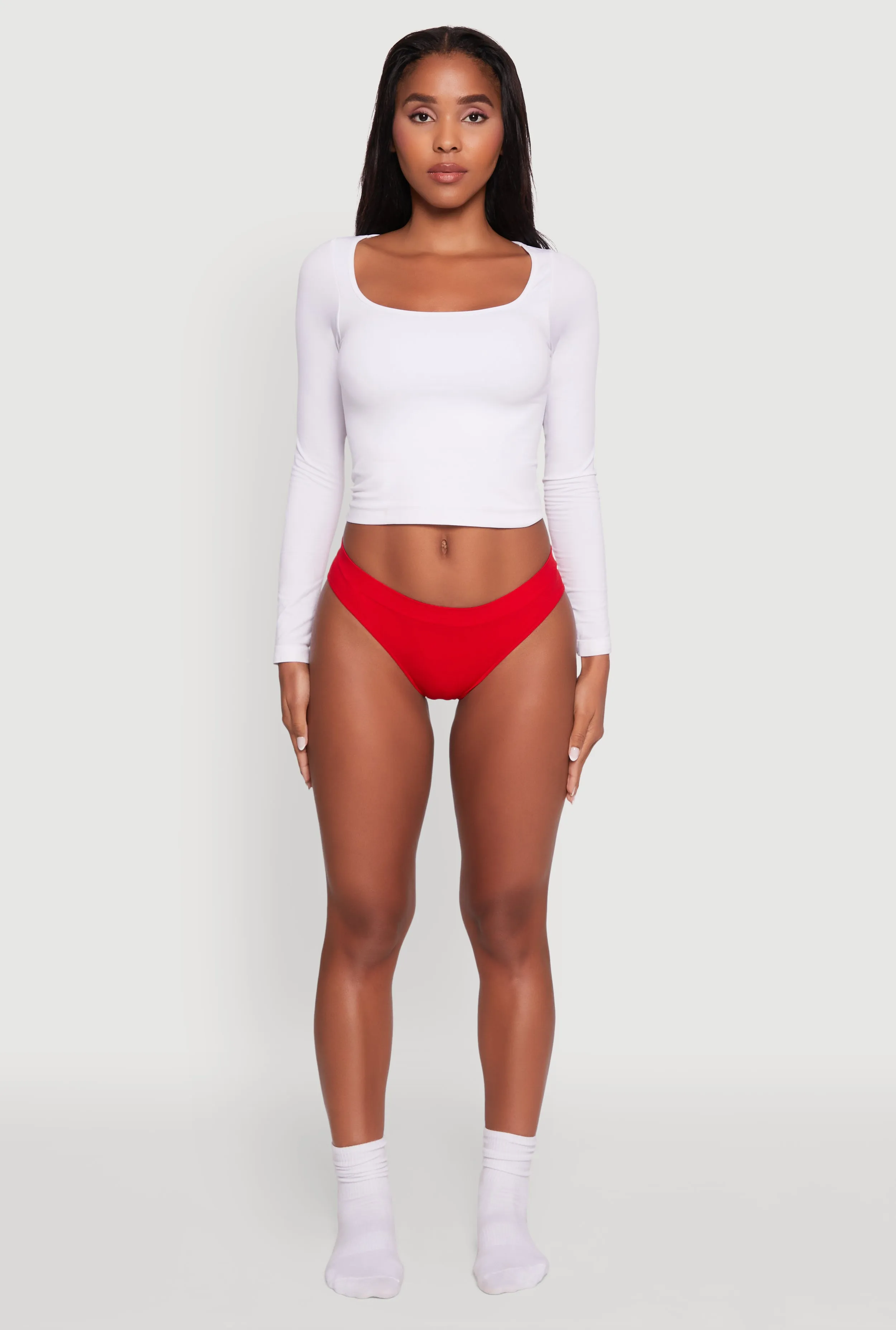Solid Seamless Bikini Underwear sold by Rainbow product image thumbnail 3