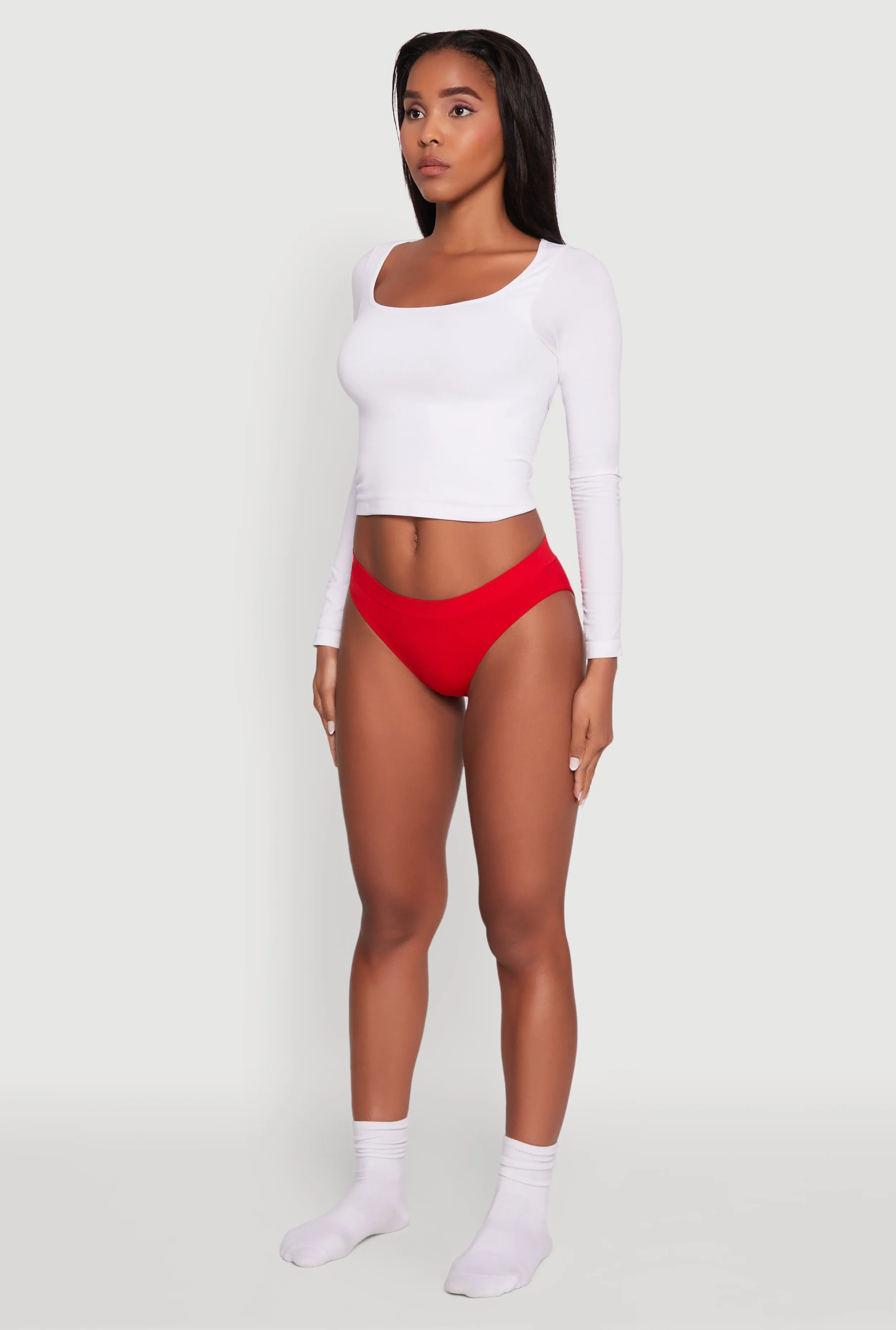 Solid Seamless Bikini Underwear sold by Rainbow product image thumbnail 5