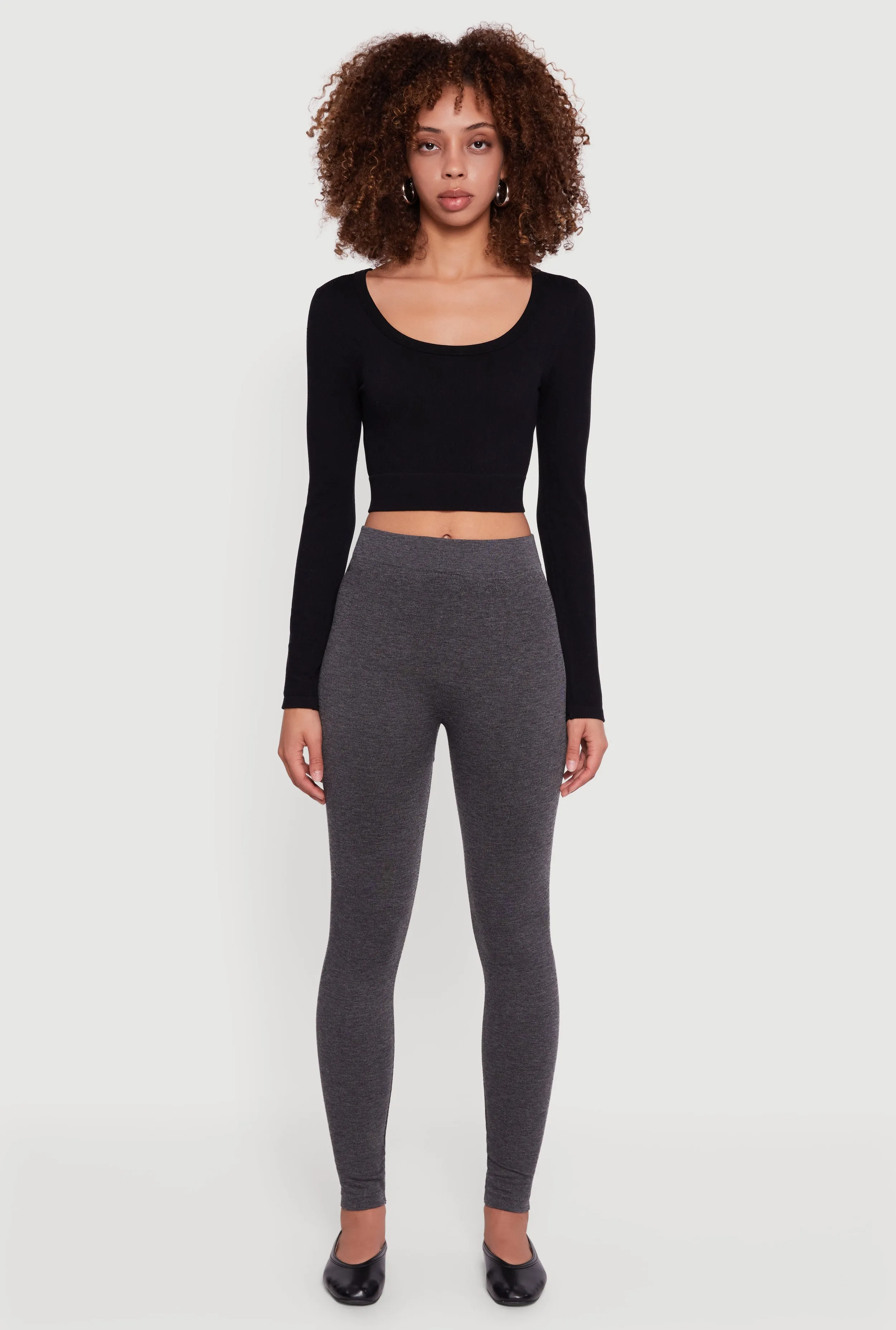 Marled High Waisted Leggings sold by Rainbow product image thumbnail 2