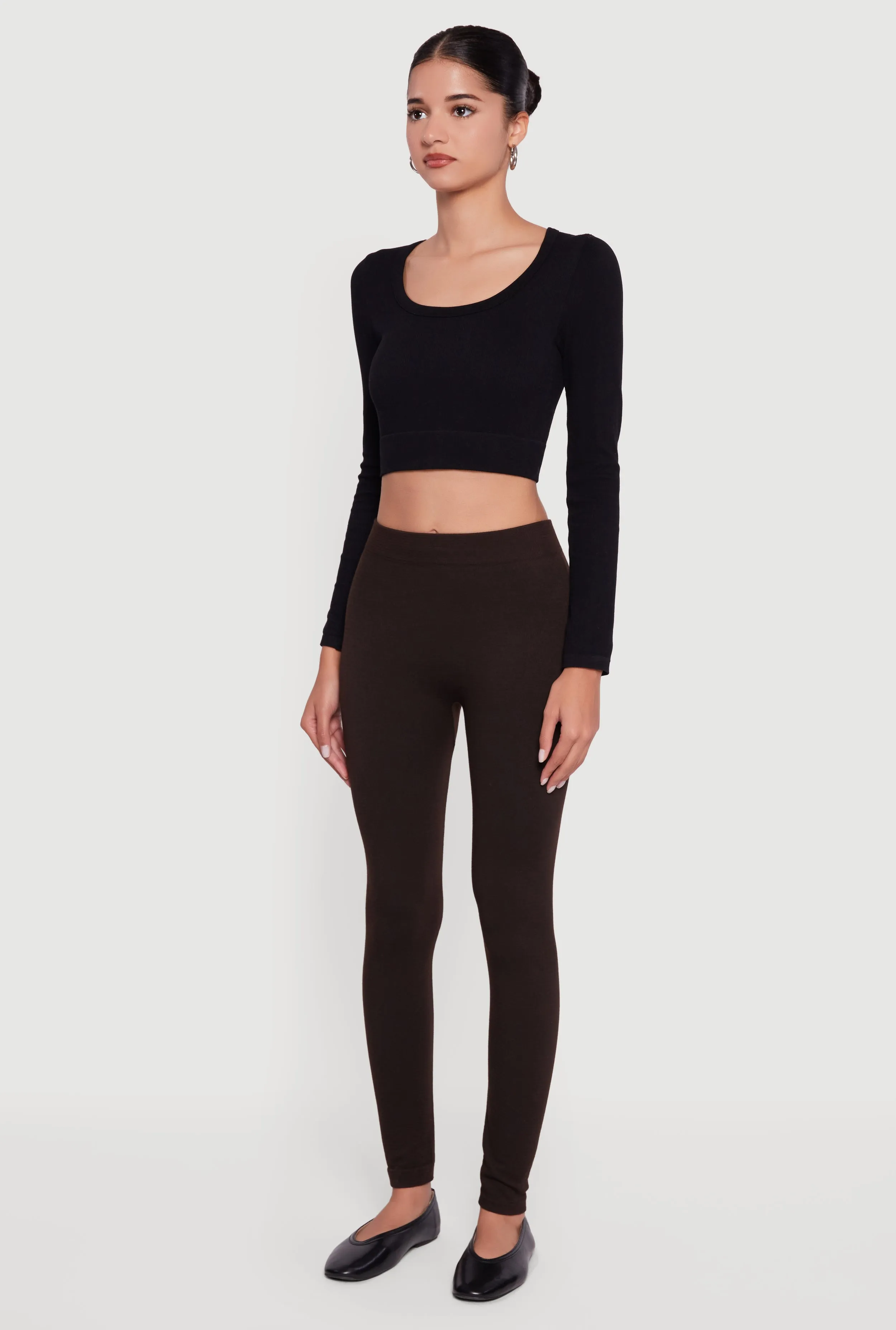 Marled High Waisted Leggings sold by Rainbow product image thumbnail 3