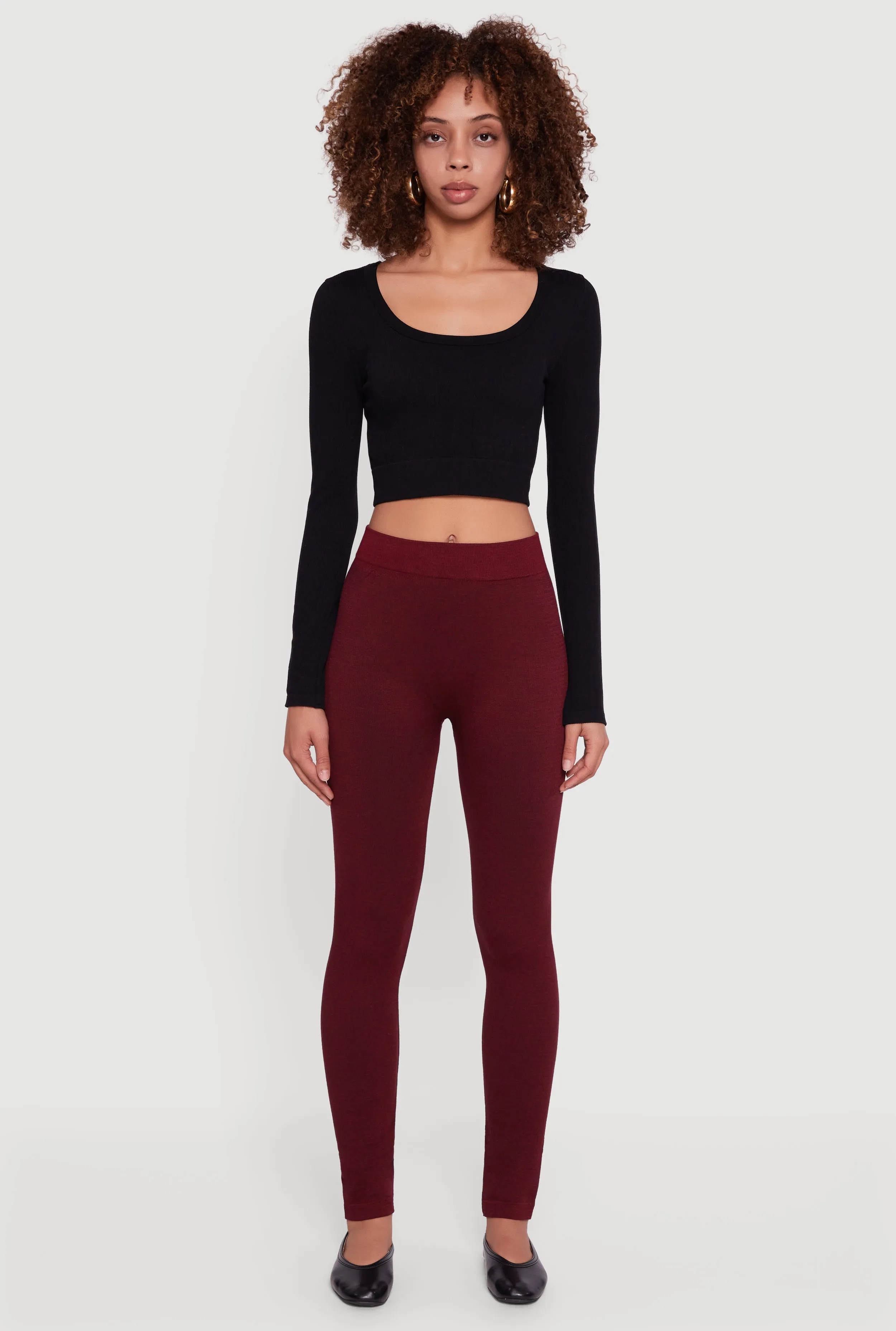 Marled High Waisted Leggings sold by Rainbow product image thumbnail 2