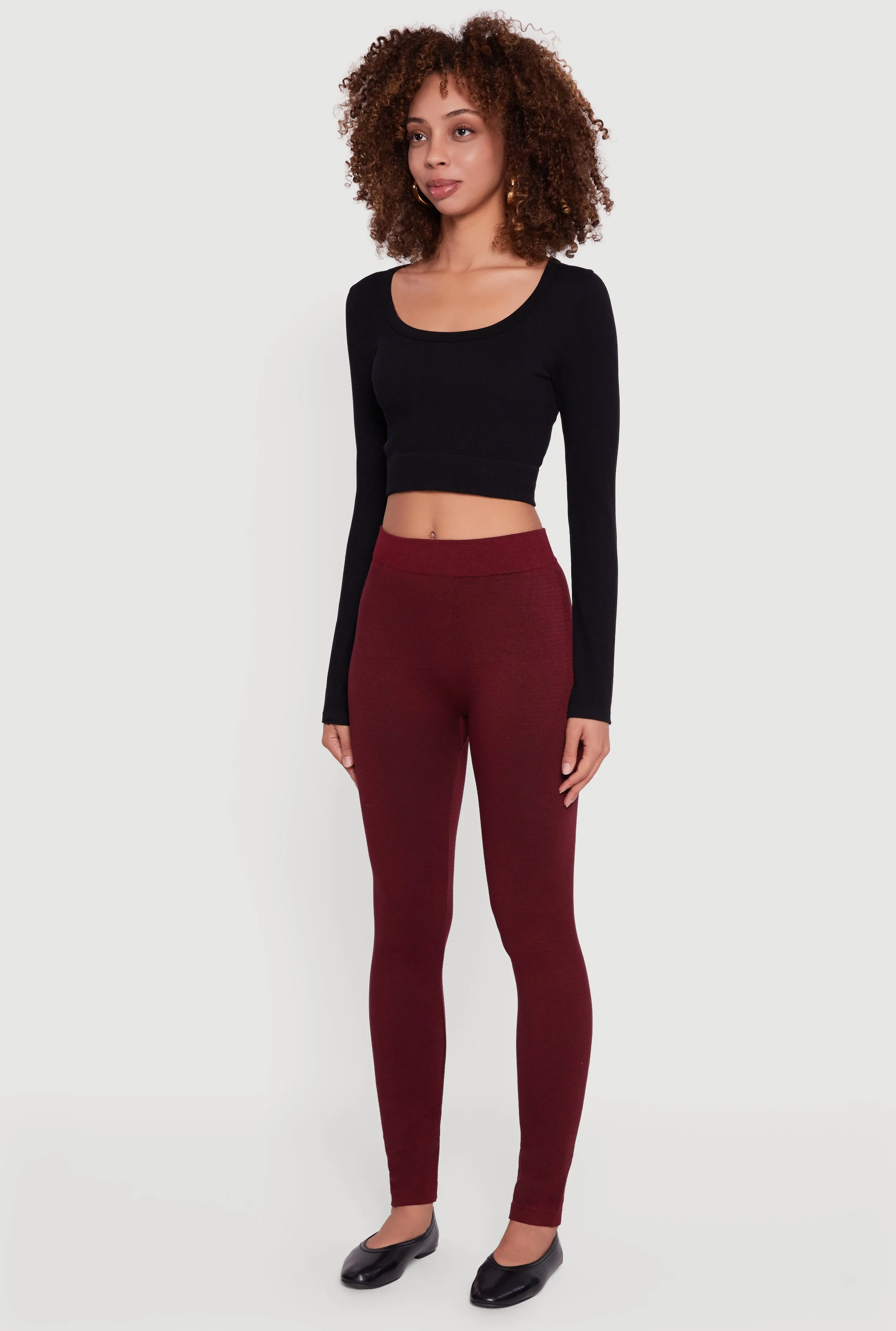 Marled High Waisted Leggings sold by Rainbow product image thumbnail 3