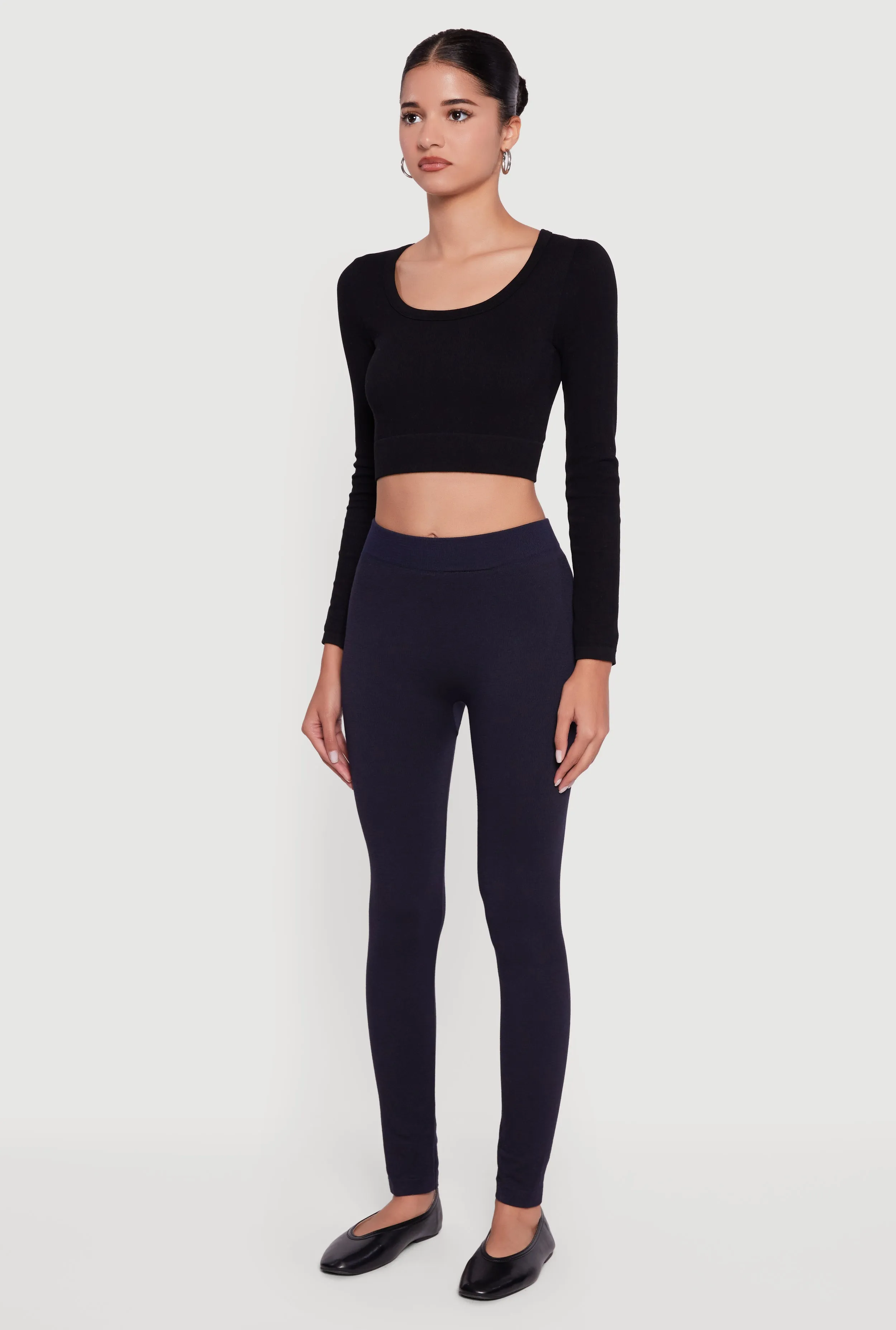 Marled High Waisted Leggings sold by Rainbow product image thumbnail 3