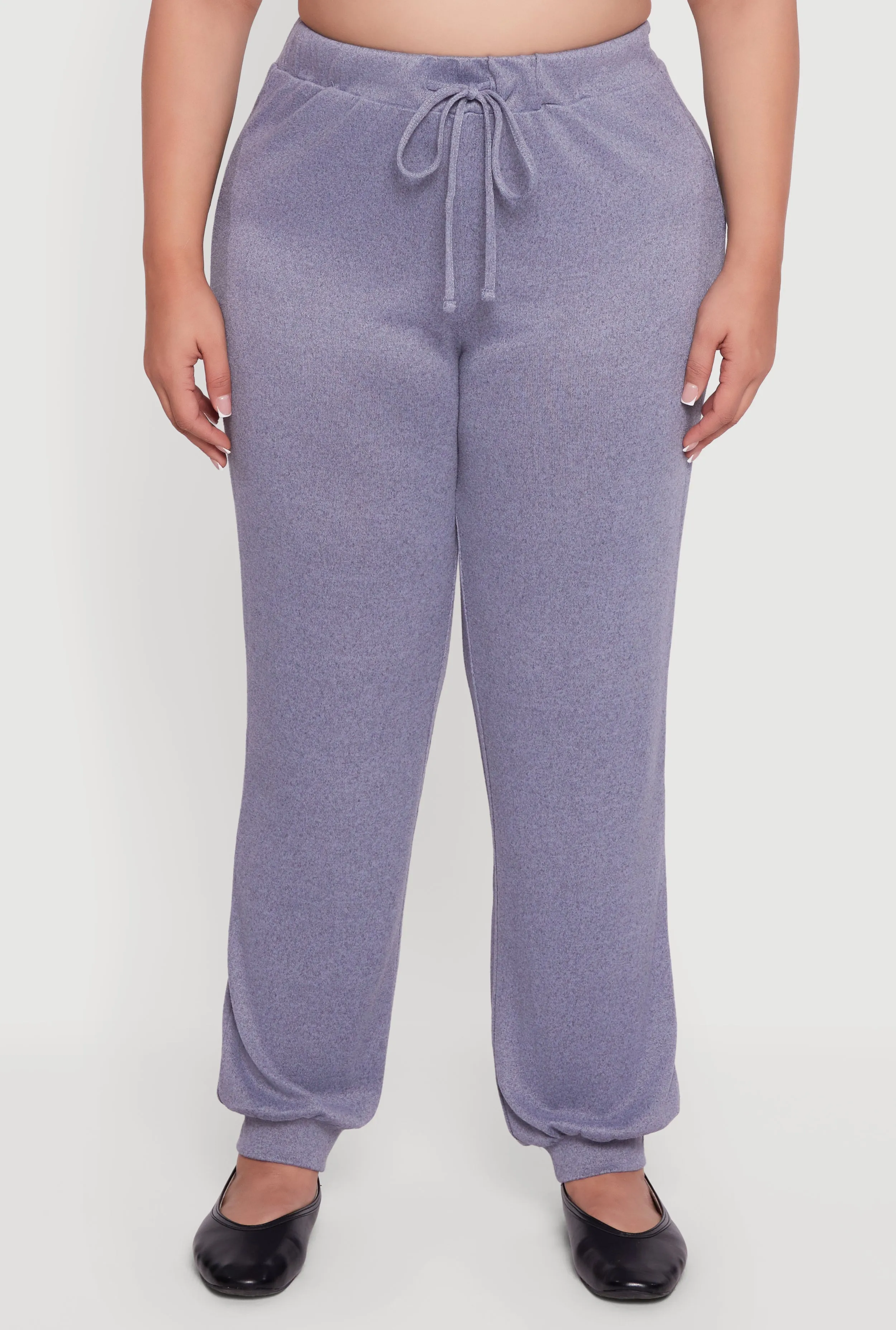 Plus Size Drawstring High Waisted Joggers sold by Rainbow product image thumbnail 3