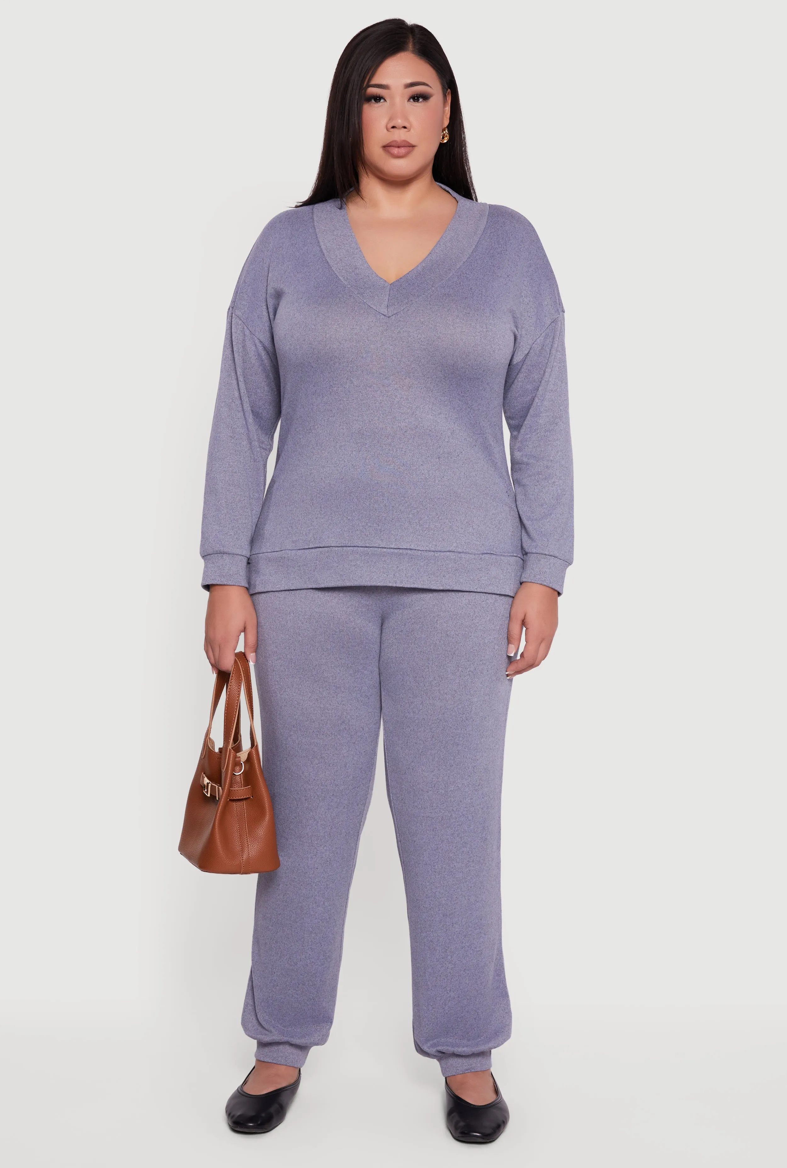 Plus Size Drawstring High Waisted Joggers sold by Rainbow product image thumbnail 2