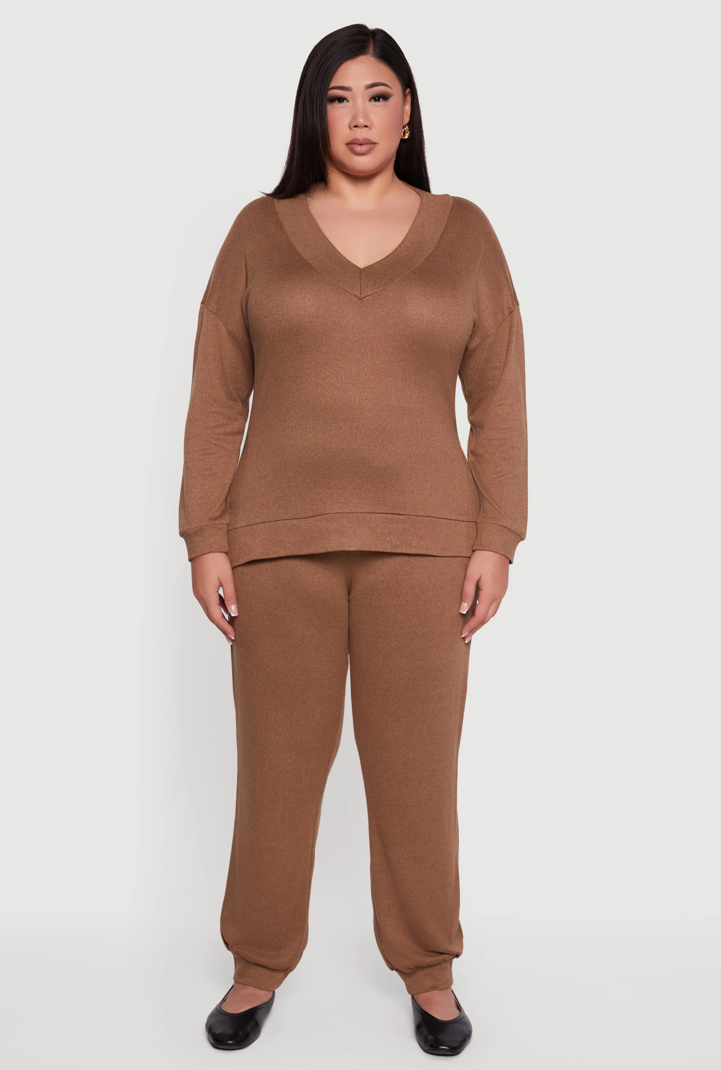 Plus Size Drawstring High Waisted Joggers sold by Rainbow product image thumbnail 2