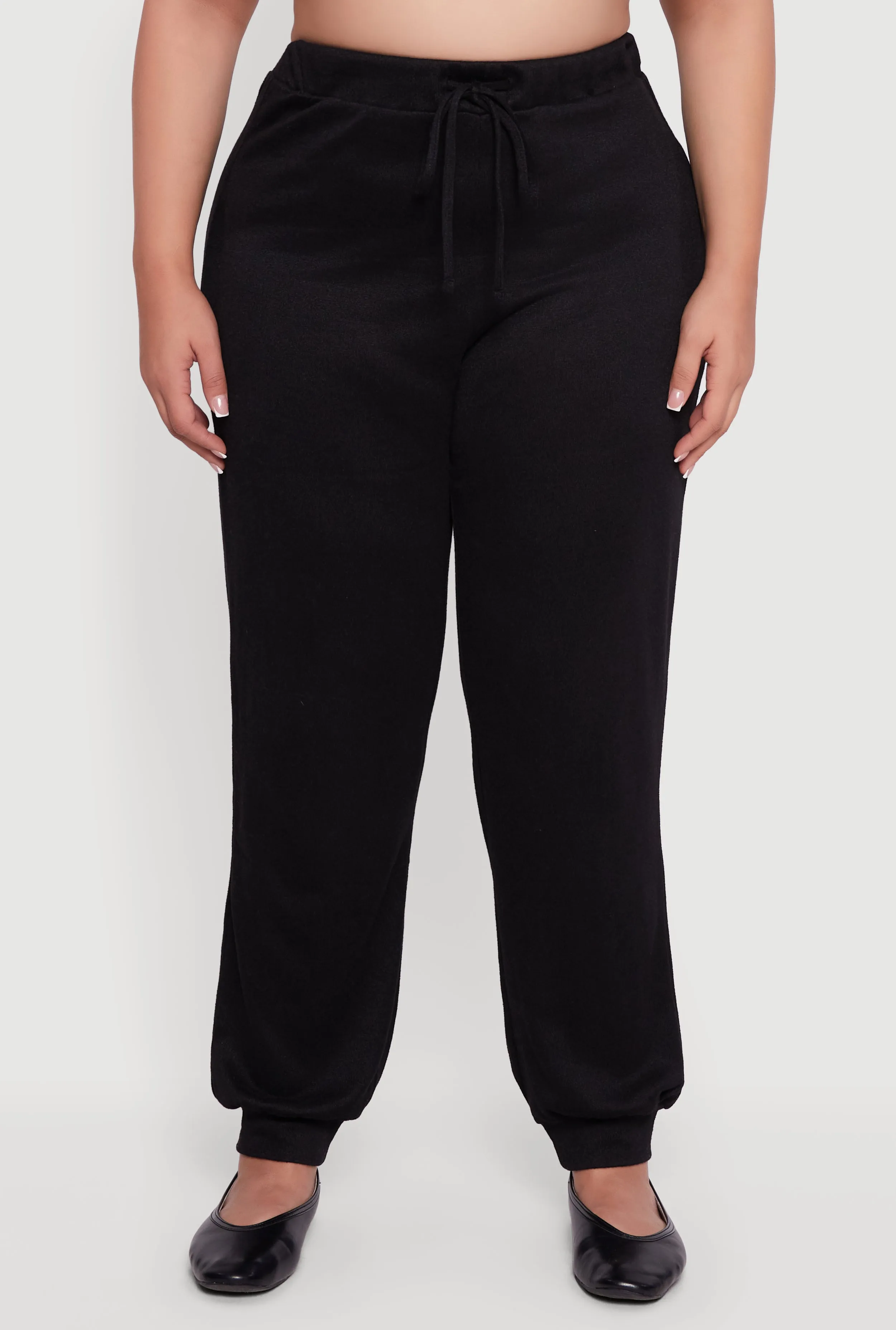 Plus Size Drawstring High Waisted Joggers sold by Rainbow product image thumbnail 3