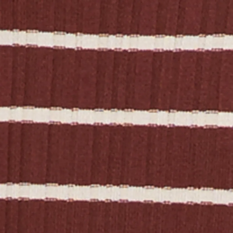 Striped Fold Over Off the Shoulder Sweater Dress sold by Rainbow product image thumbnail 4