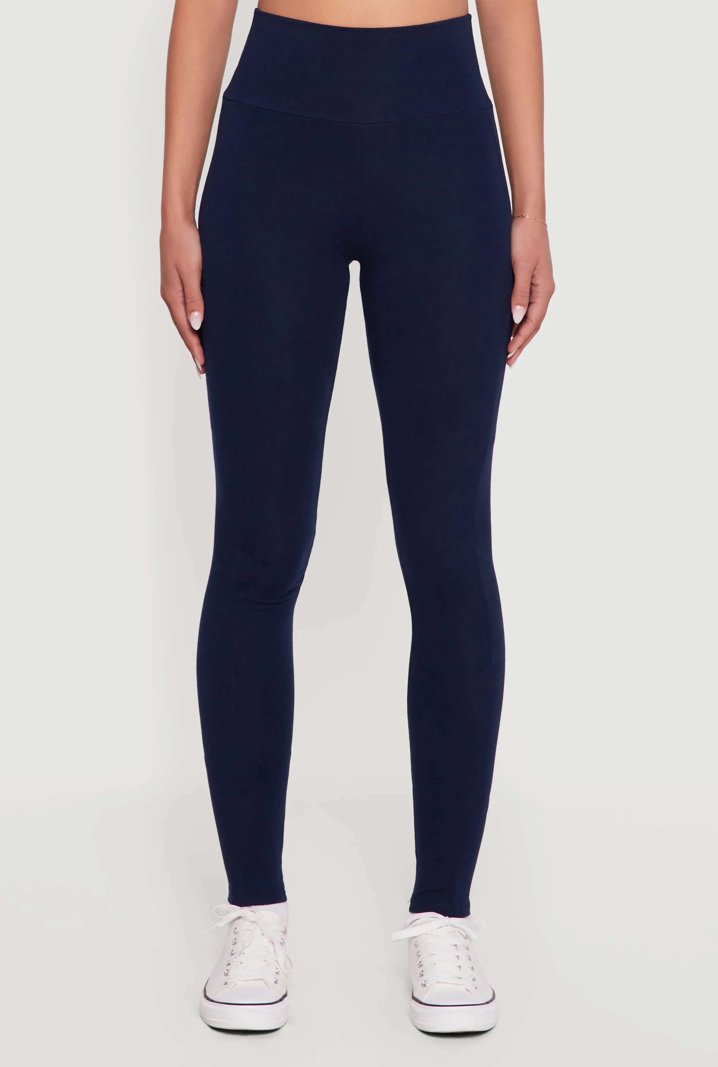 High Waisted Leggings with Cell Phone Pocket sold by Rainbow product image thumbnail 5