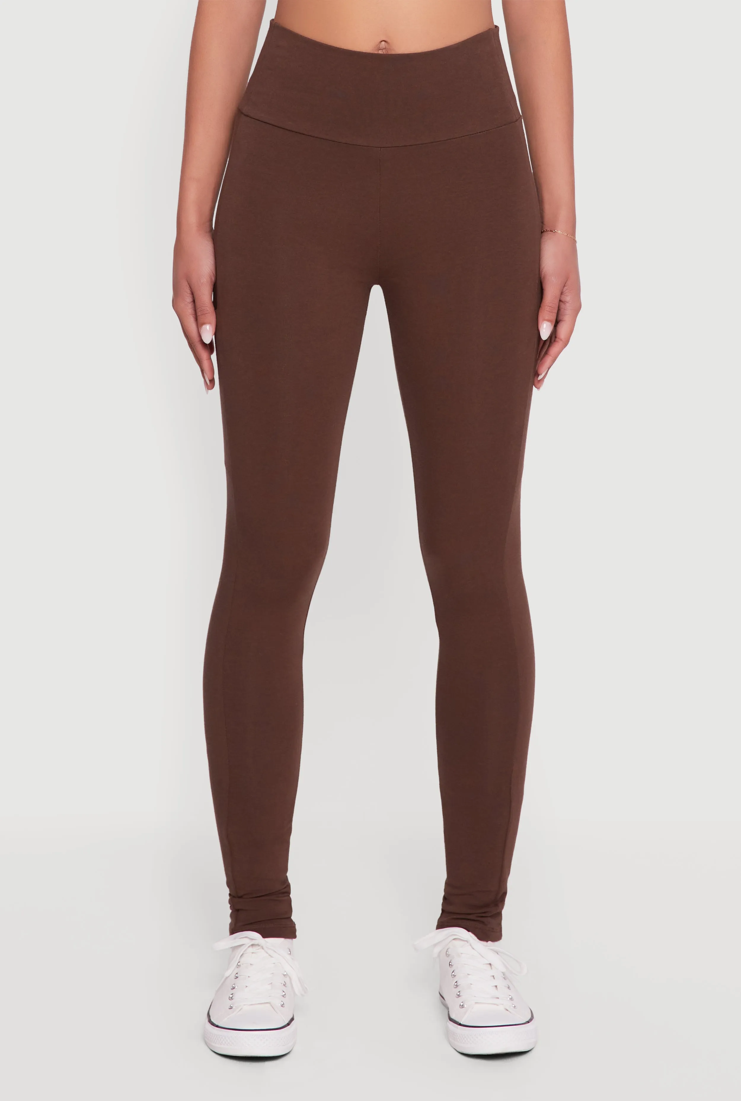 High Waisted Leggings with Cell Phone Pocket sold by Rainbow product image thumbnail 5