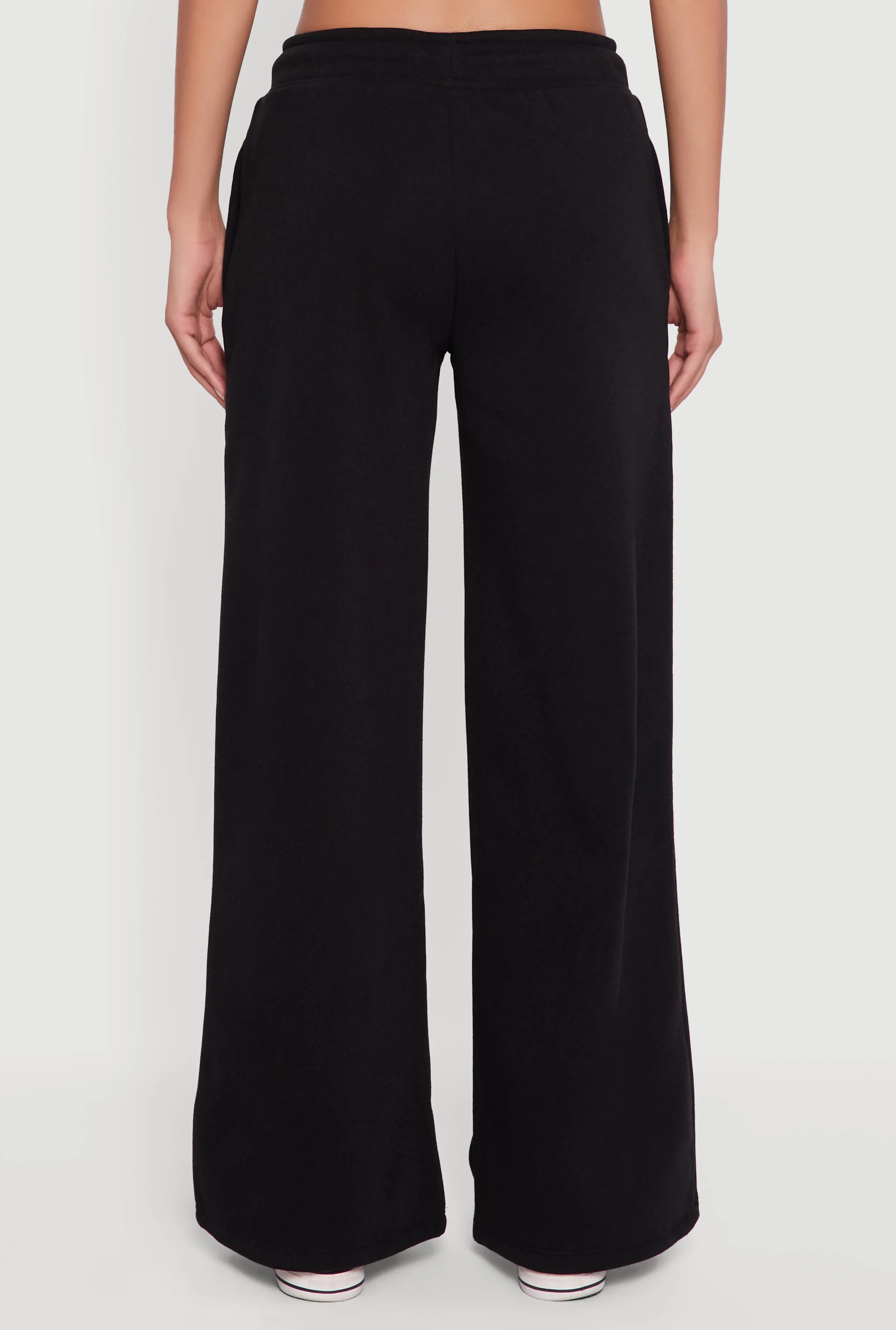 Drawstring Waist Pull On Wide Leg Sweatpants sold by Rainbow product image thumbnail 5