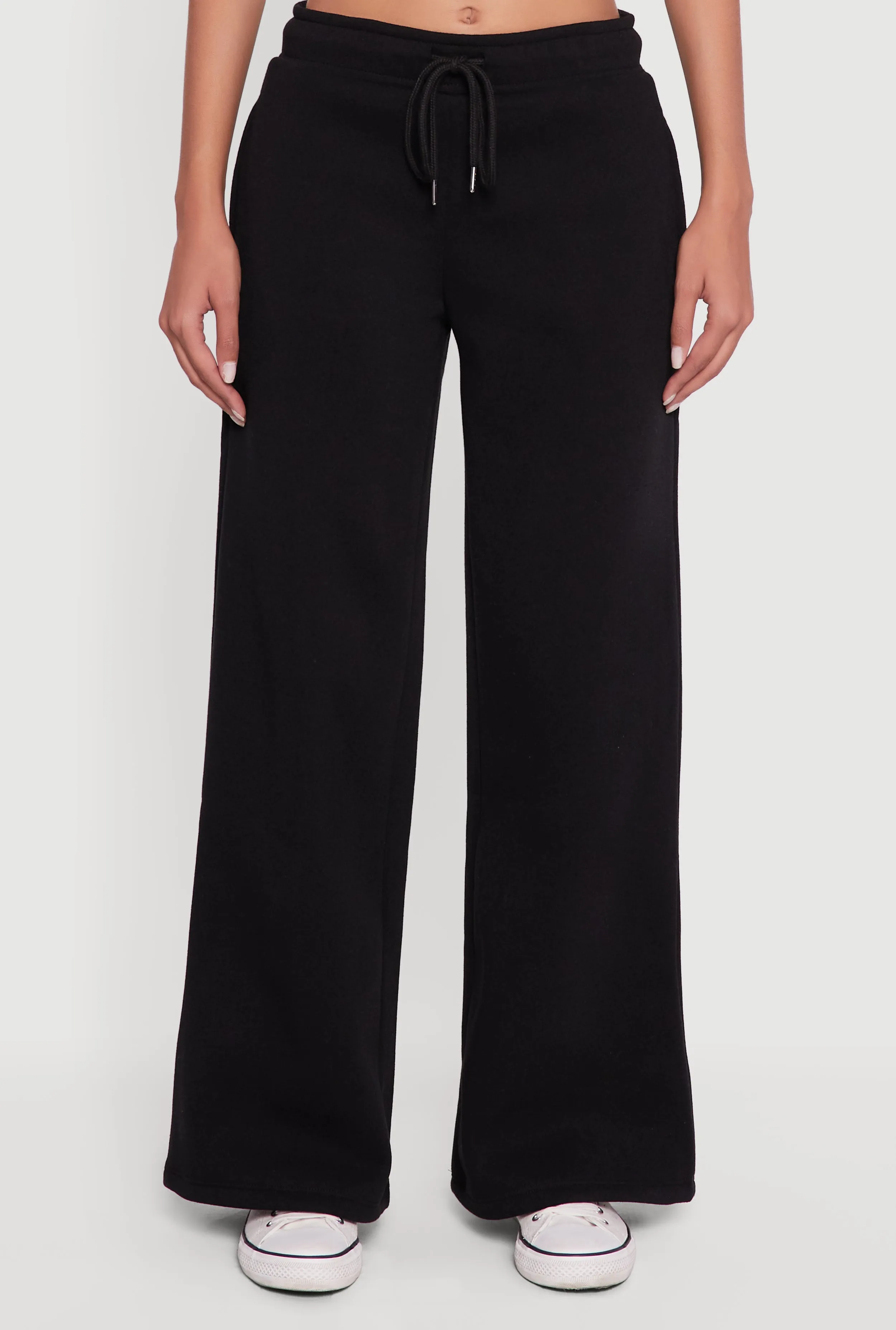 Drawstring Waist Pull On Wide Leg Sweatpants sold by Rainbow product image thumbnail 3