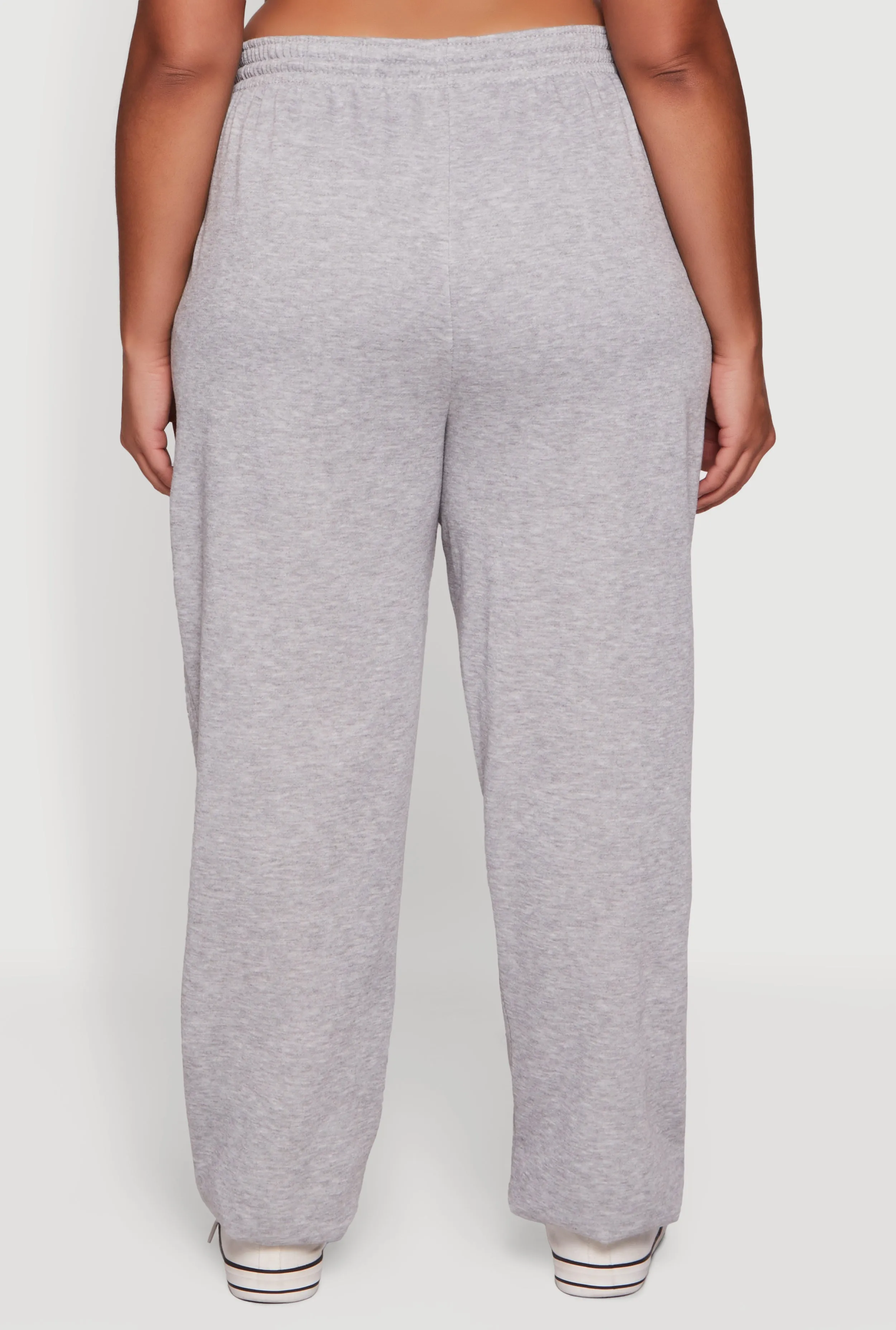 Plus Size Rhinestone Studded Drawstring Waist Sweatpants sold by Rainbow product image thumbnail 5