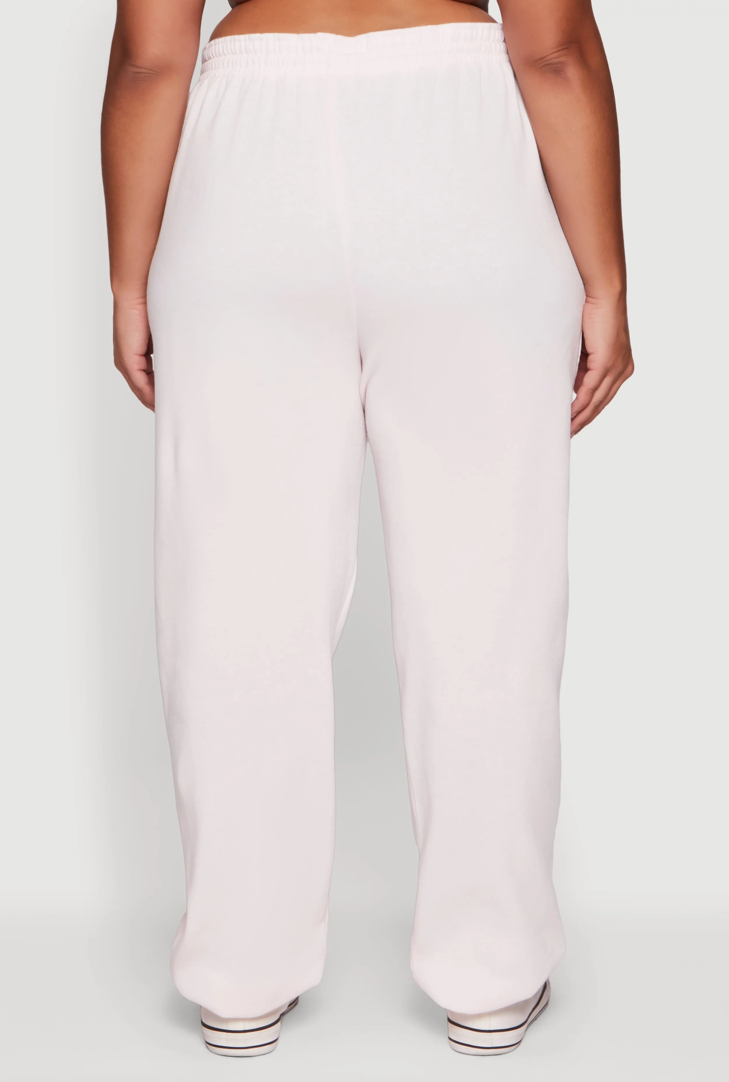 Plus Size Rhinestone Studded Drawstring Waist Sweatpants sold by Rainbow product image thumbnail 5