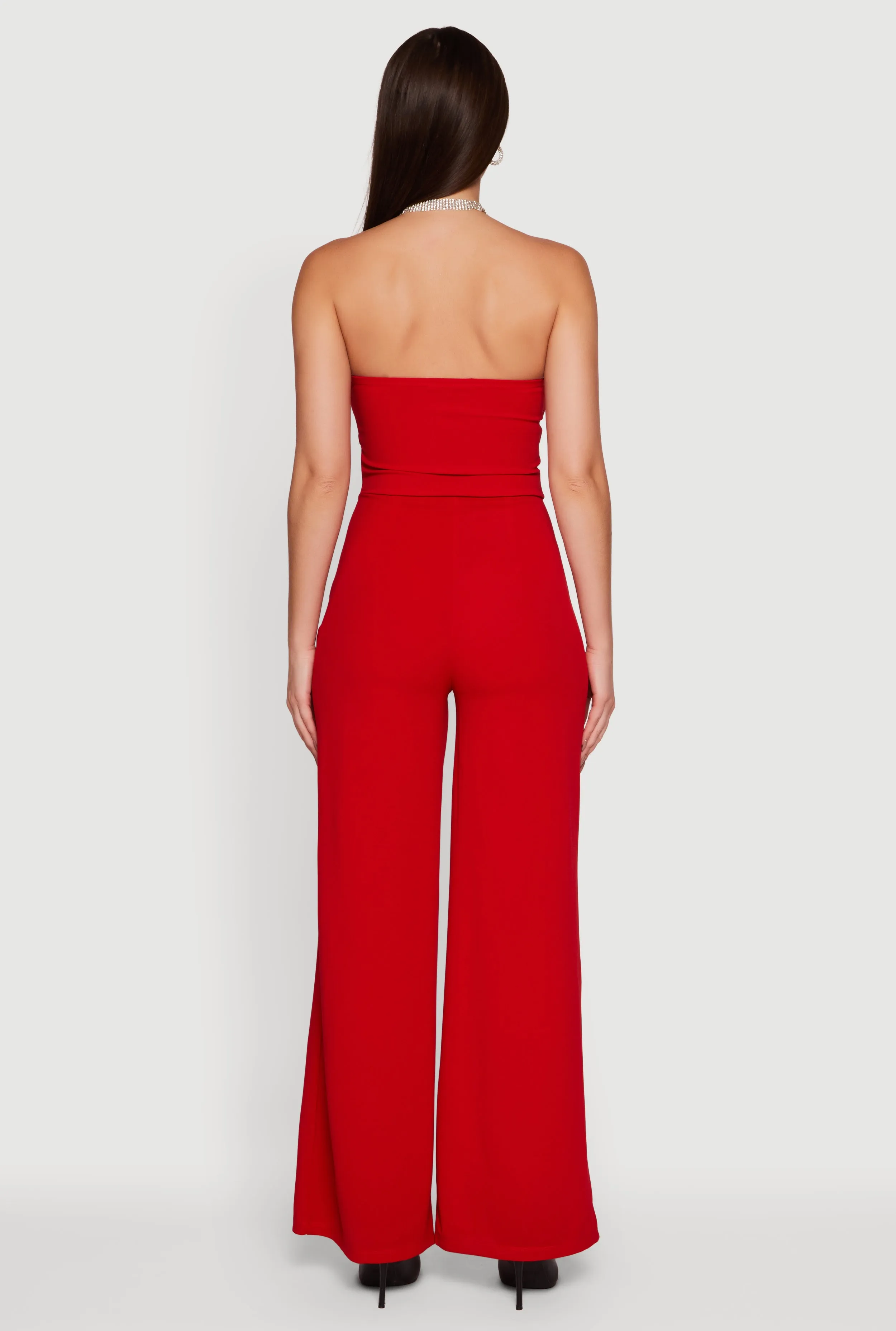Rhinestone Buckle Detail Tube Jumpsuit sold by Rainbow product image thumbnail 5