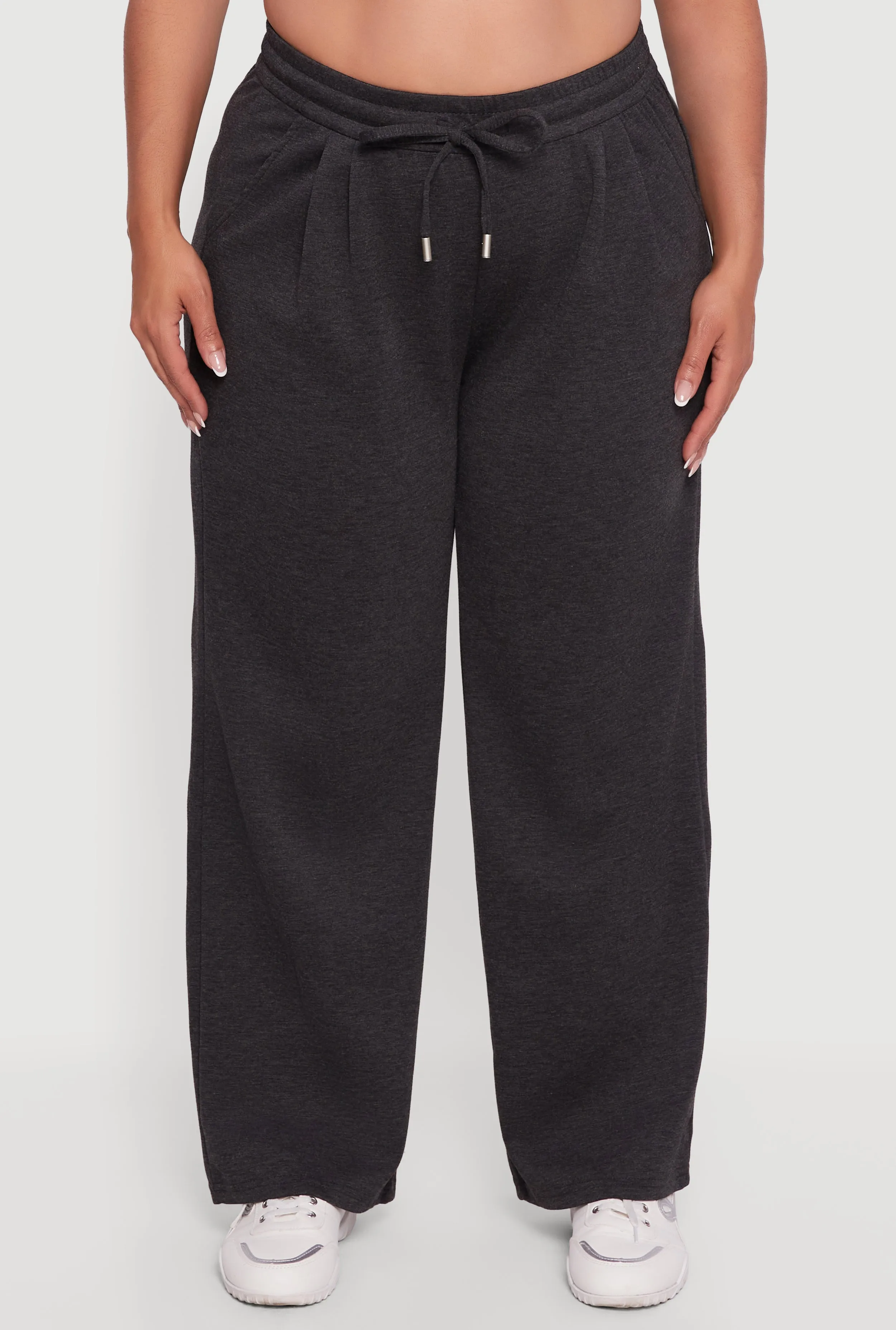 Plus Size Wide Leg Drawstring Sweatpants sold by Rainbow product image thumbnail 5