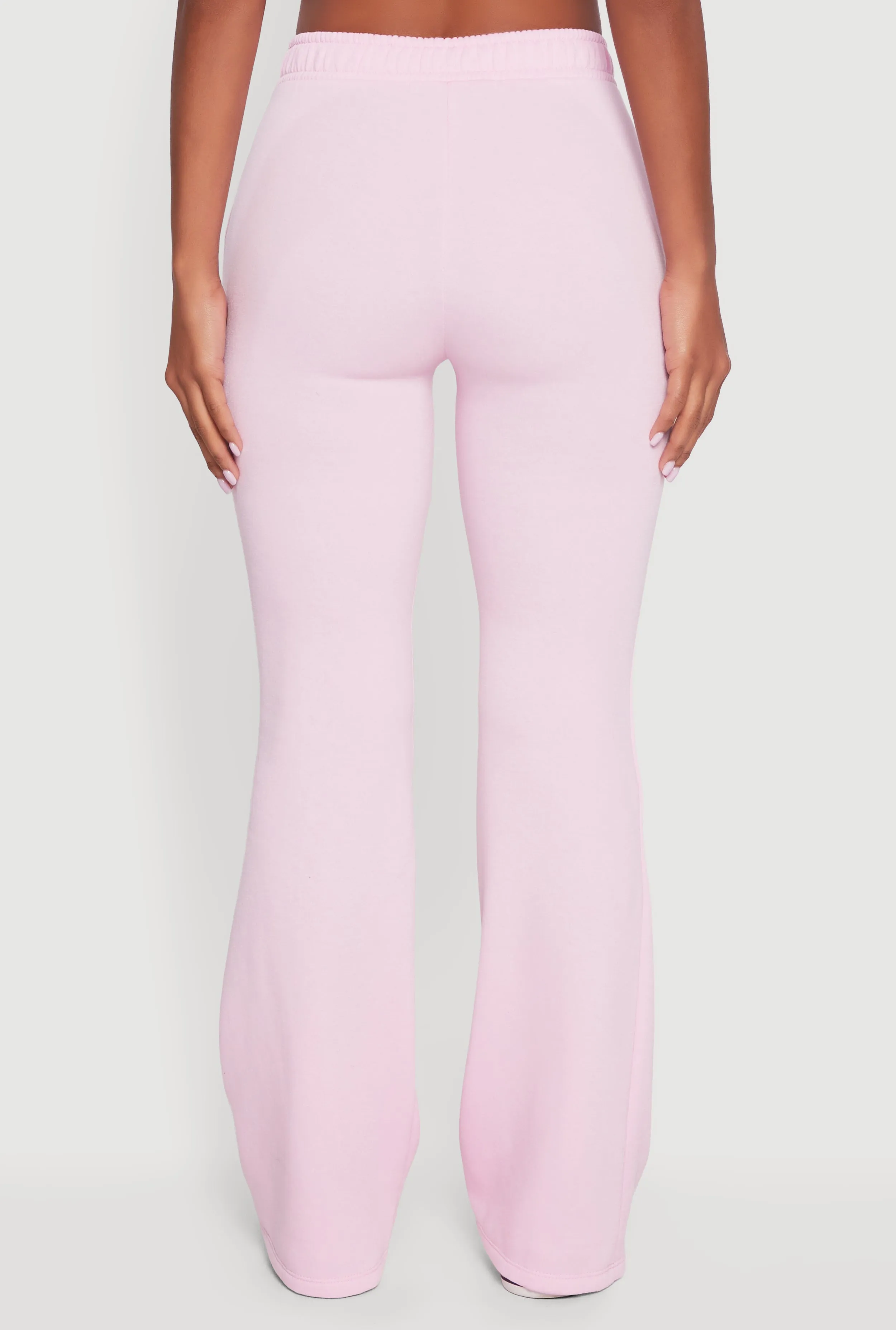 High Waisted Flare Leg Fleece Lined Sweatpants sold by Rainbow product image thumbnail 5