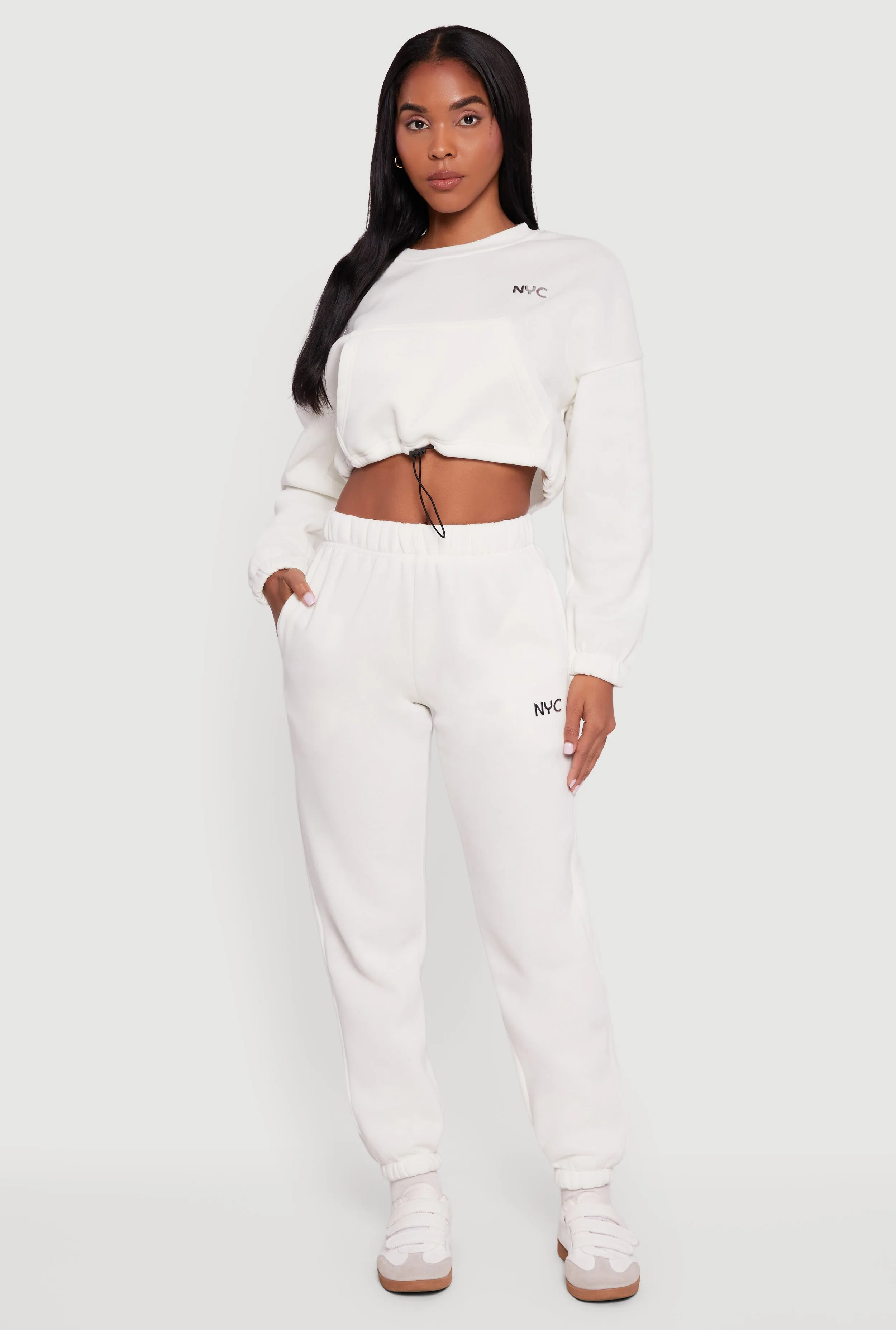 Metallic NYC Graphic Sweatpants sold by Rainbow