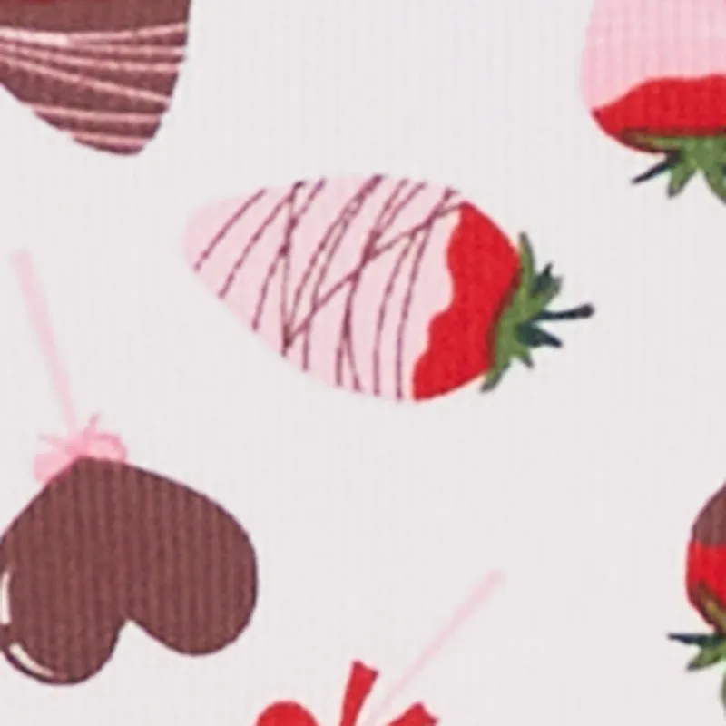 Plus Size Chocolate Strawberry Print Pajama Cami and Shorts sold by Rainbow product image thumbnail 4