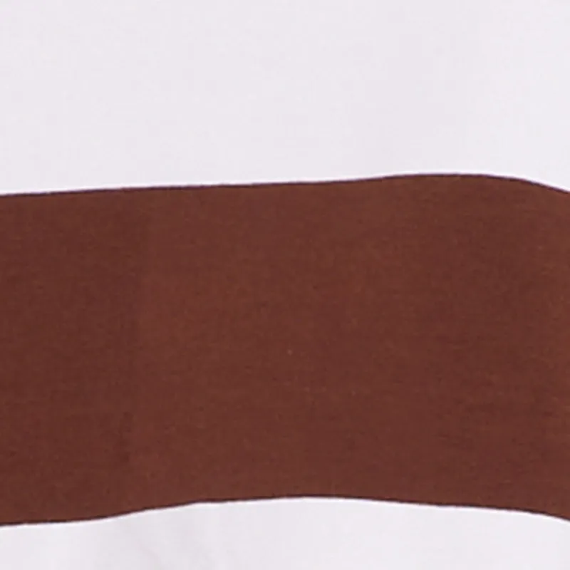 Striped Long Sleeve Polo Crop Top sold by Rainbow product image thumbnail 4