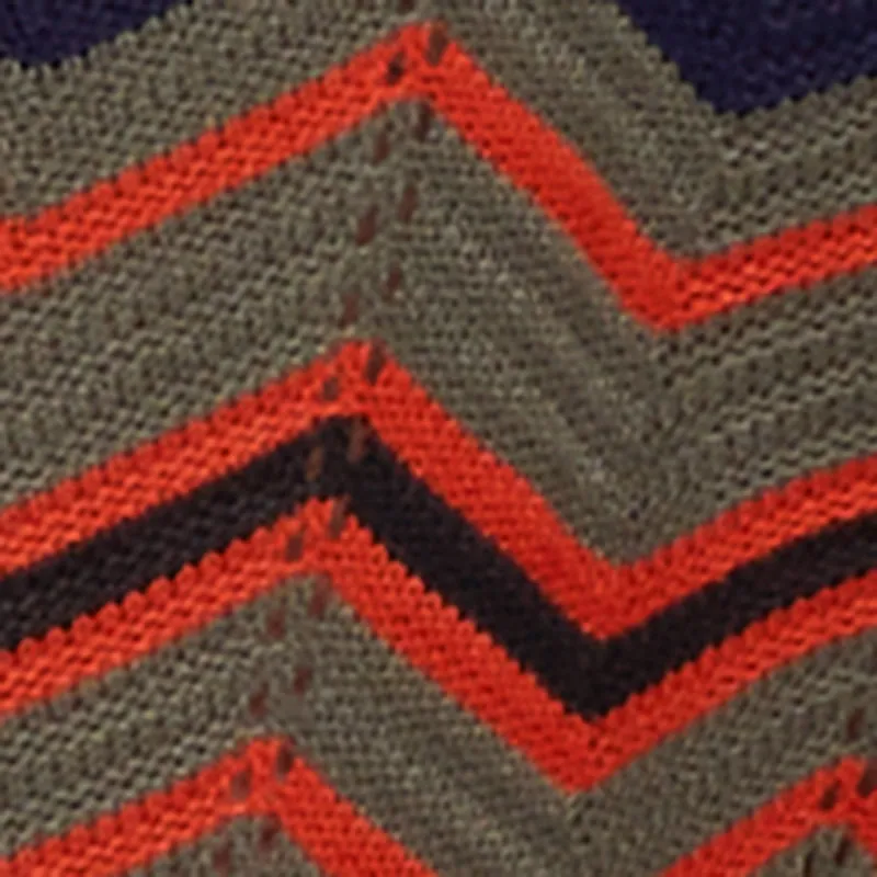 Plus Size Chevron Pointelle Knit Hooded Pullover Sweater sold by Rainbow product image thumbnail 4