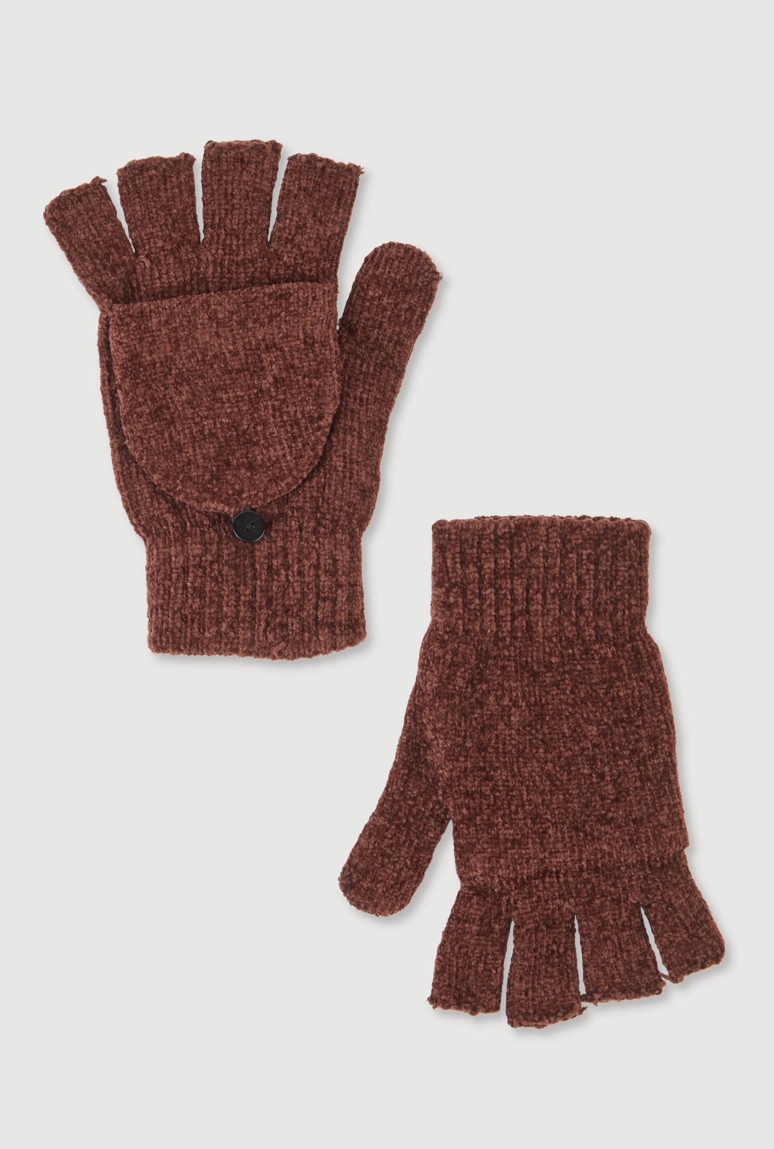 Marled Convertible Fingerless Flip Mittens sold by Rainbow product image thumbnail 5
