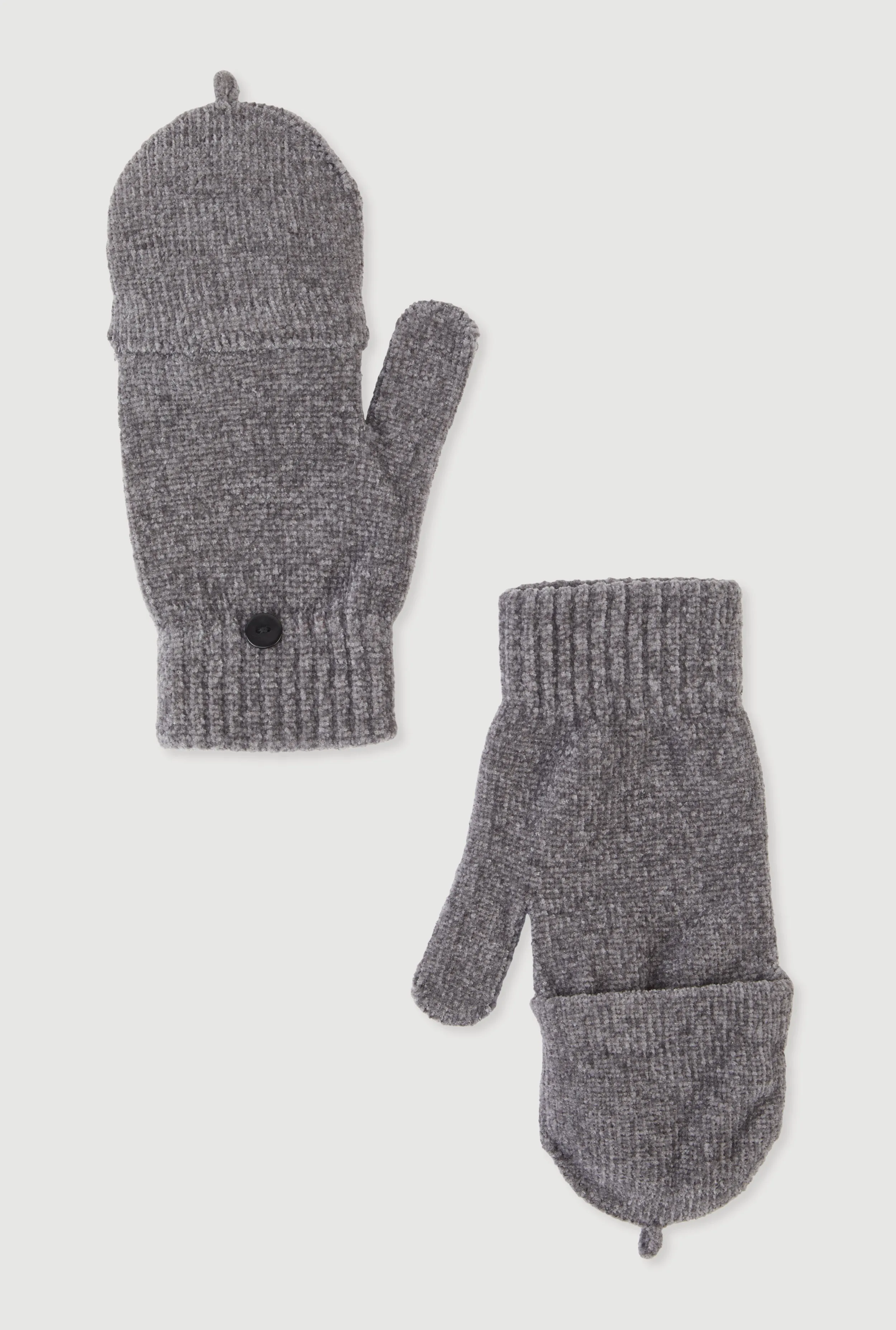 Marled Convertible Fingerless Flip Mittens sold by Rainbow product image thumbnail 5