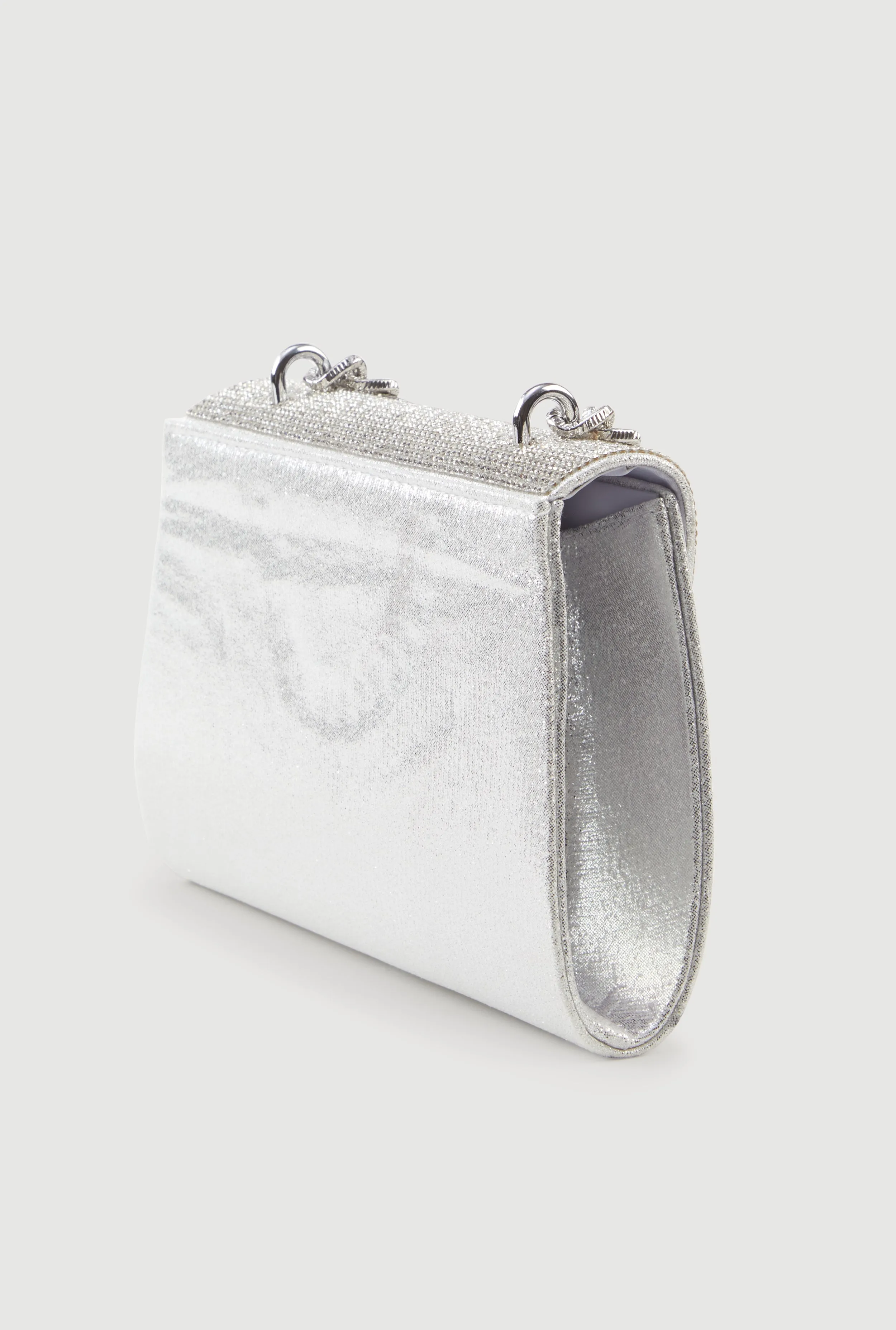 Rhinestone Flap Convertible Crossbody Handbag sold by Rainbow product image thumbnail 5