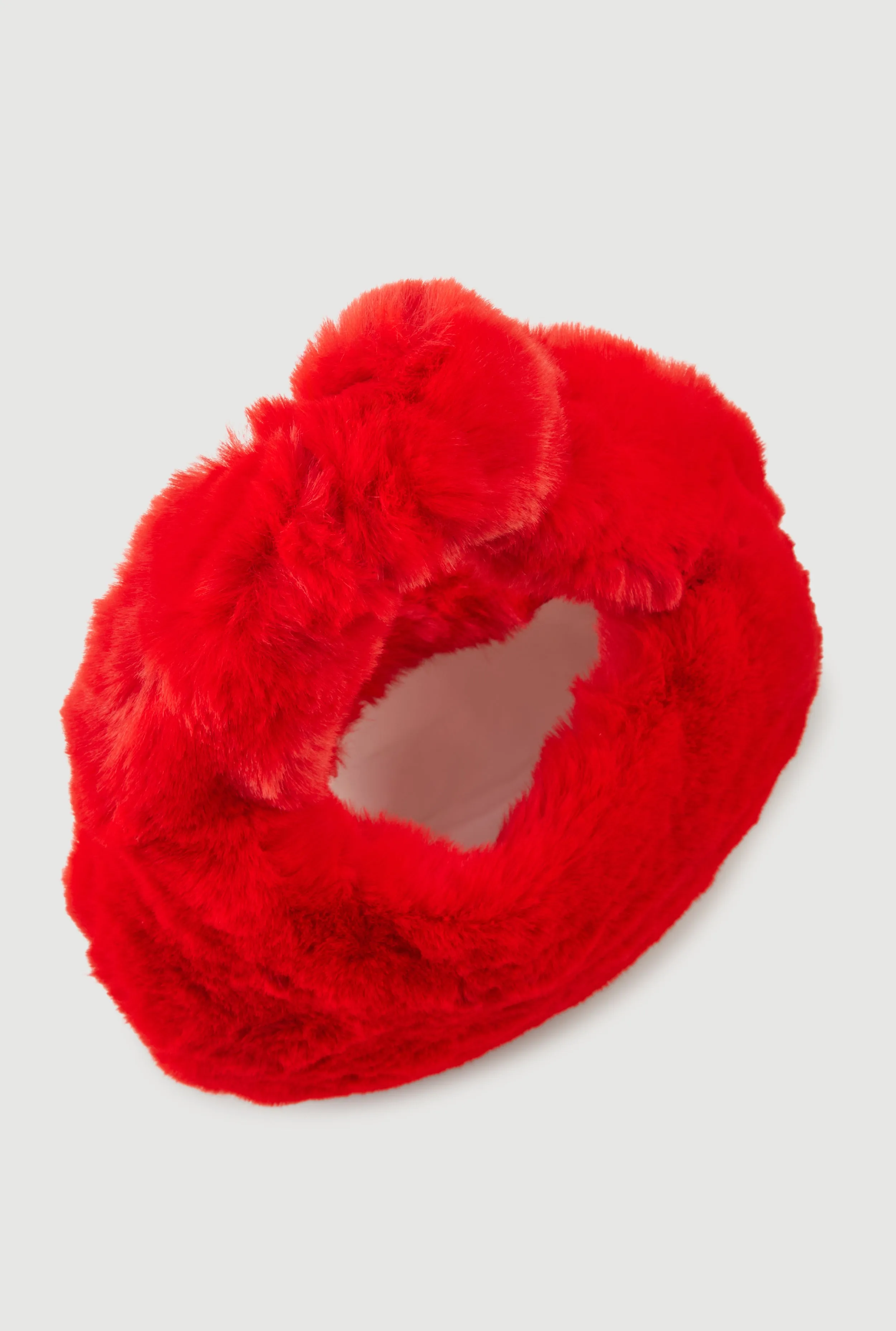 Faux Fur Knot Handle Handbag sold by Rainbow product image thumbnail 5