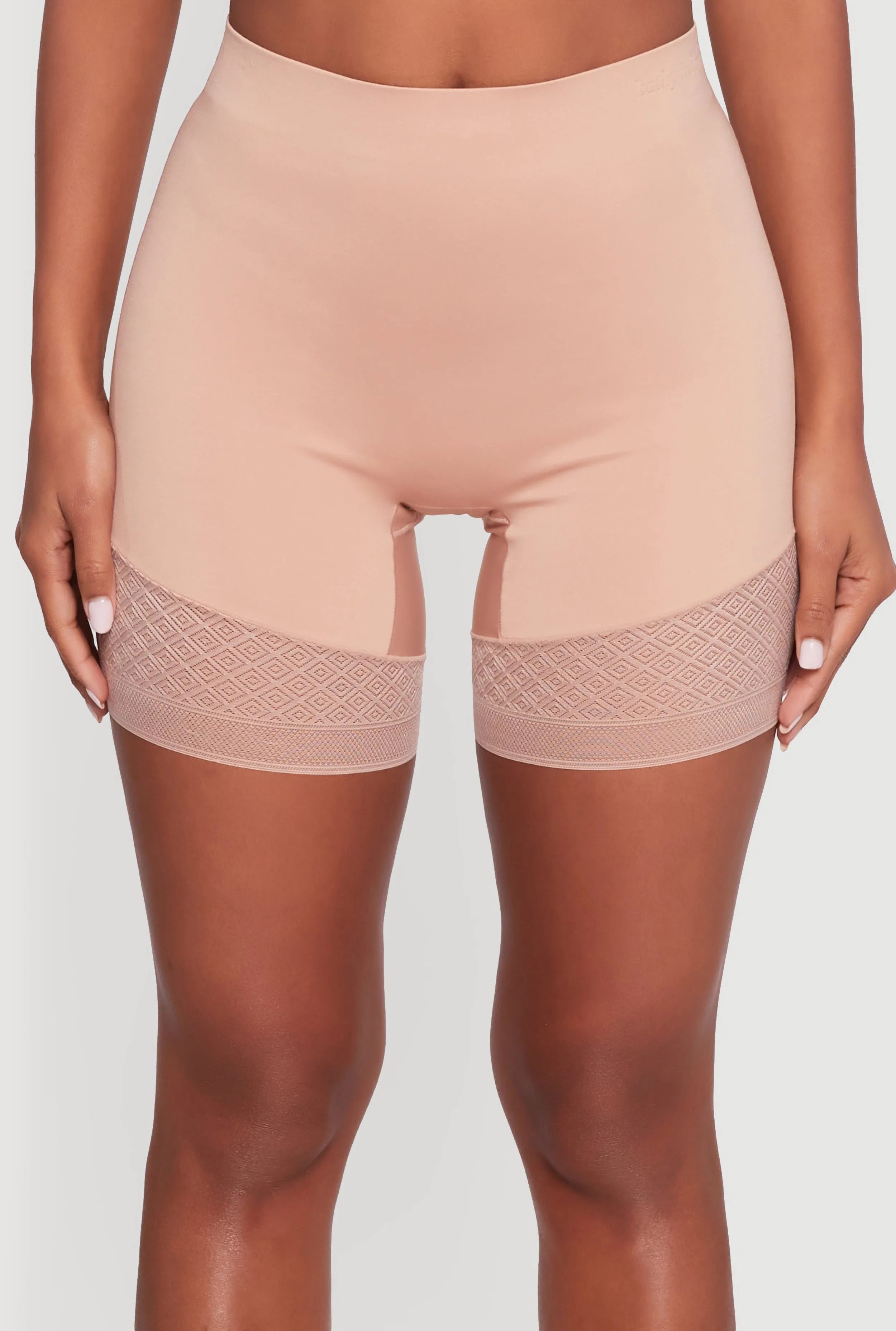 High Waisted Lace Detail Shapewear Shorts 2 Pack sold by Rainbow product image thumbnail 2