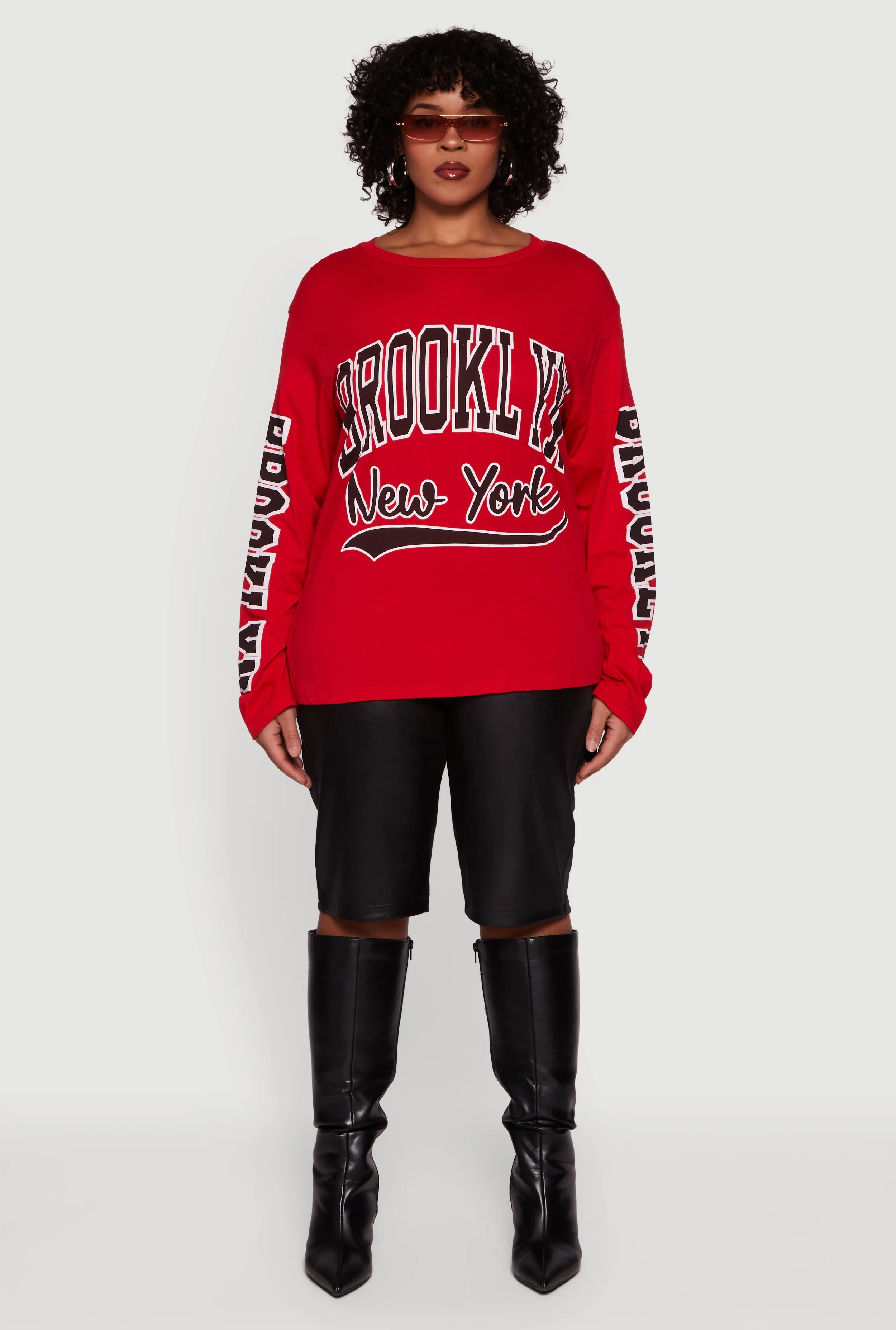 Plus Size Brooklyn New York Graphic Tee sold by Rainbow