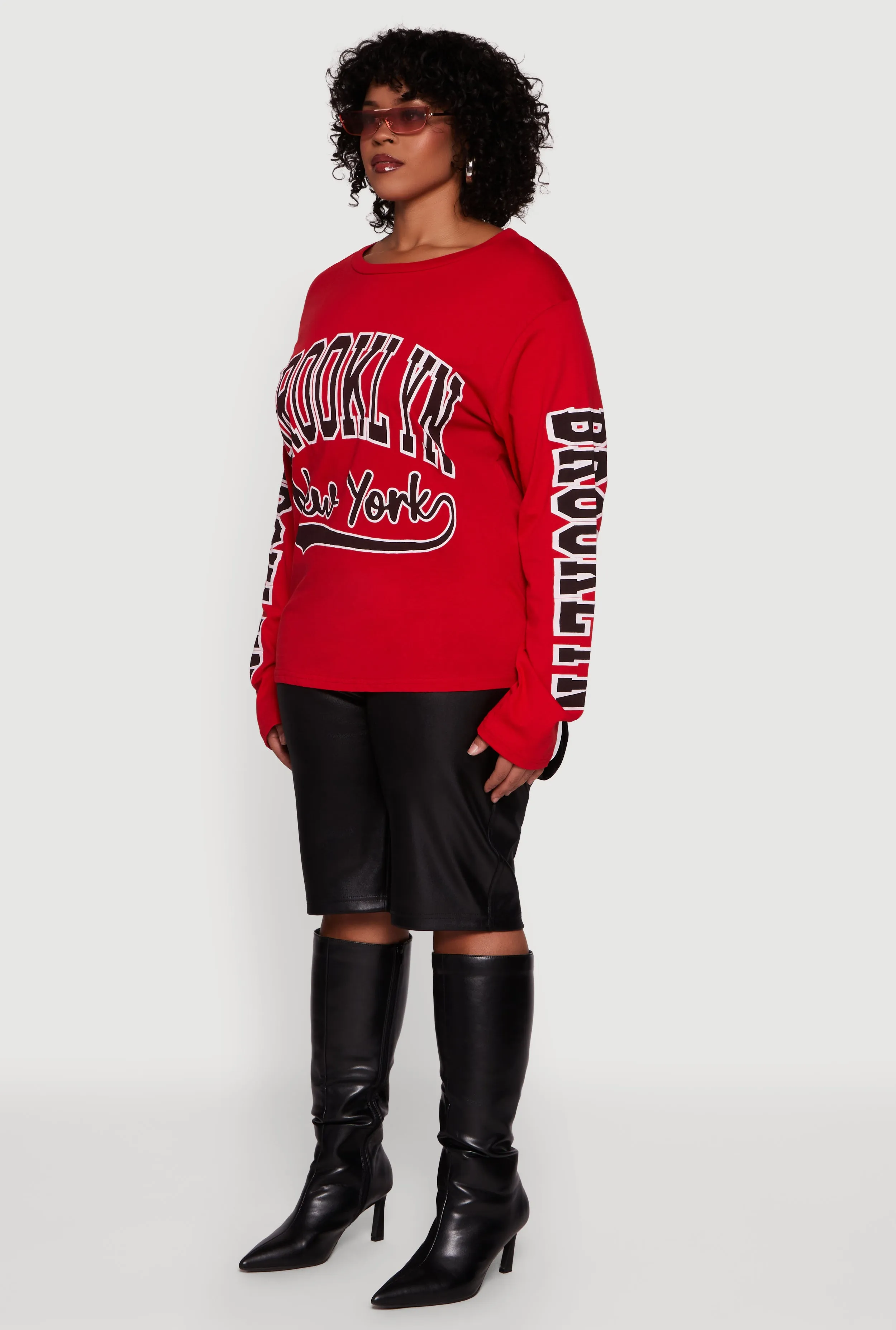 Plus Size Brooklyn New York Graphic Tee sold by Rainbow product image thumbnail 5