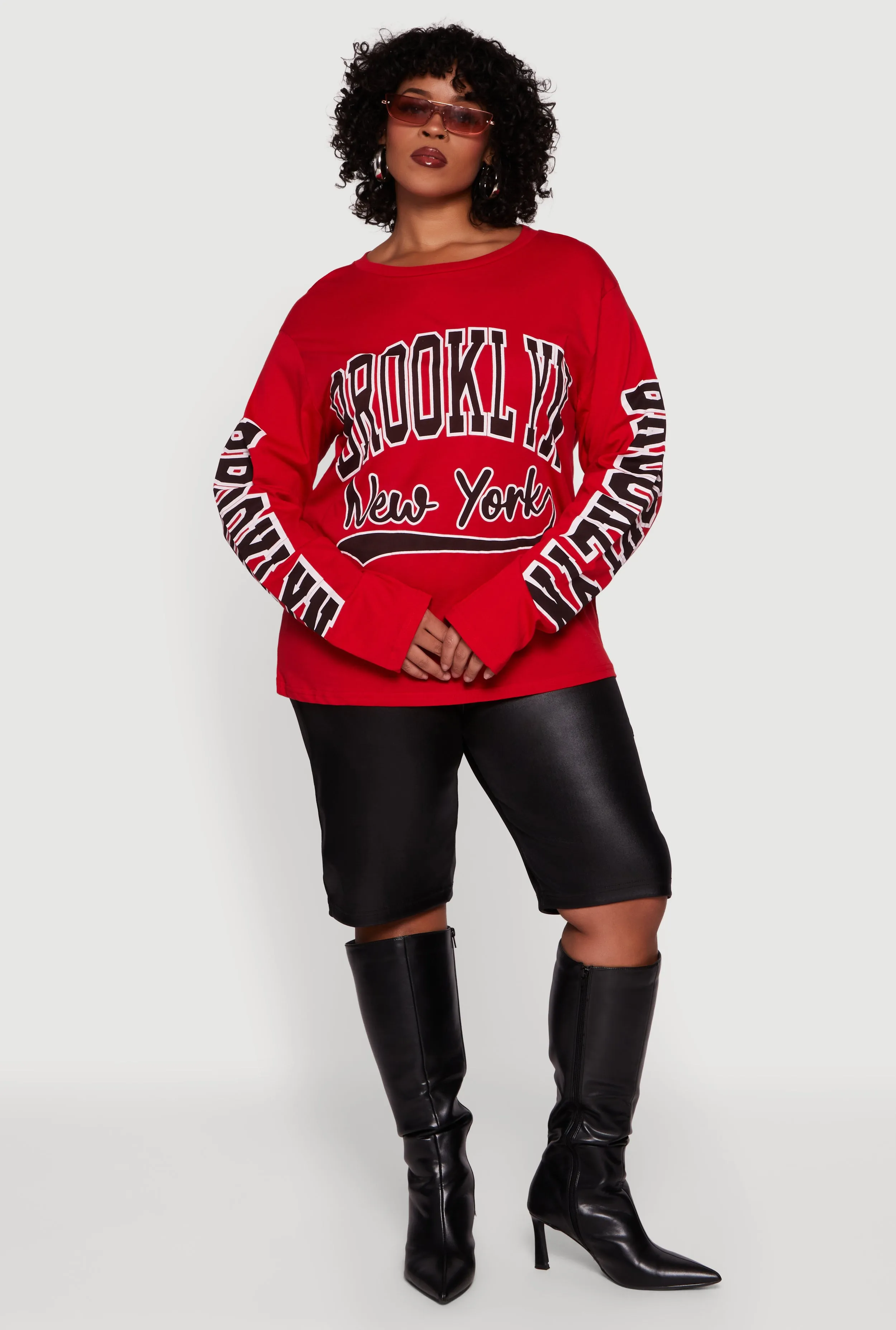 Plus Size Brooklyn New York Graphic Tee sold by Rainbow product image thumbnail 3