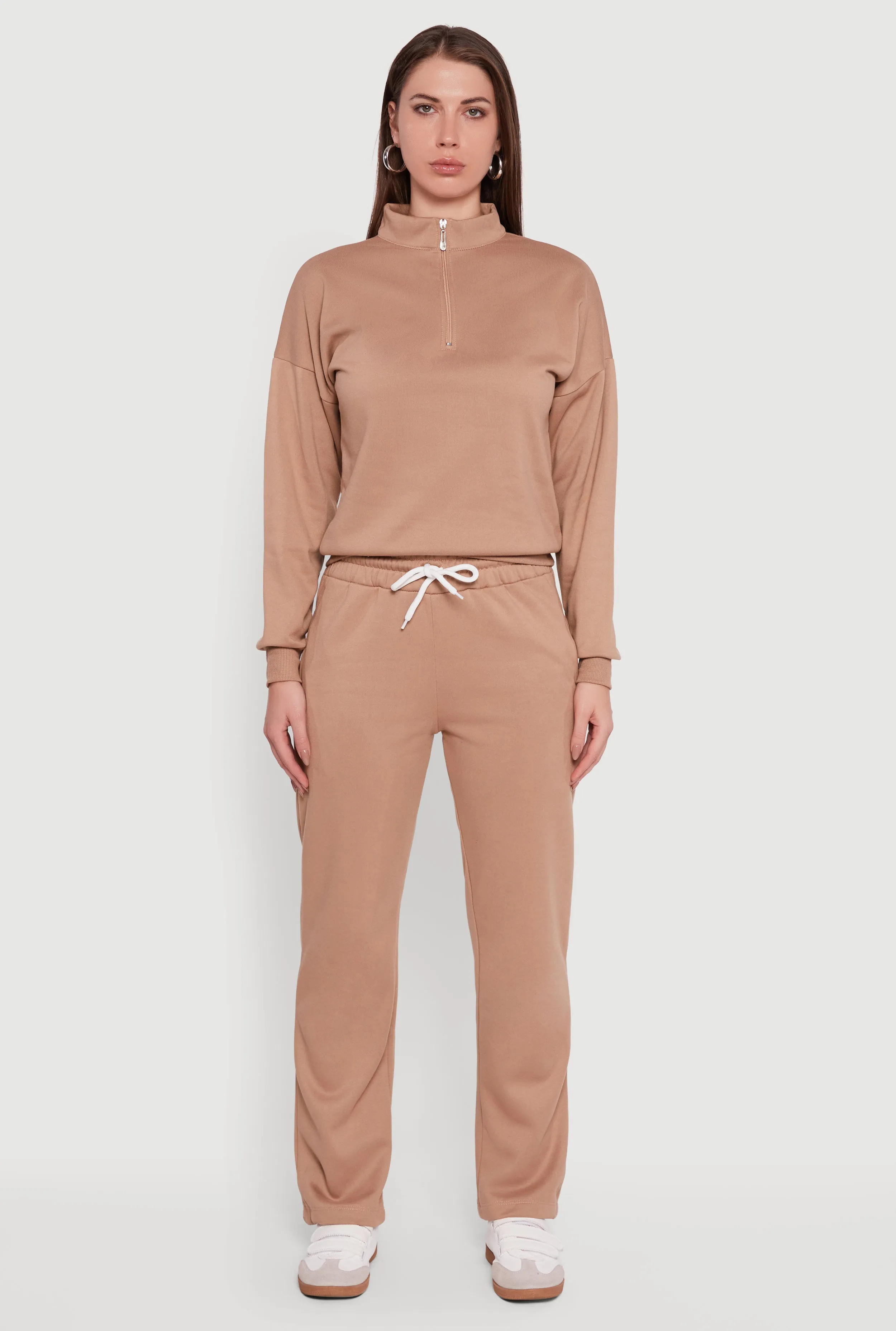 Trendy Fleece Lined Straight Leg Sweatpants sold by Rainbow product image thumbnail 2