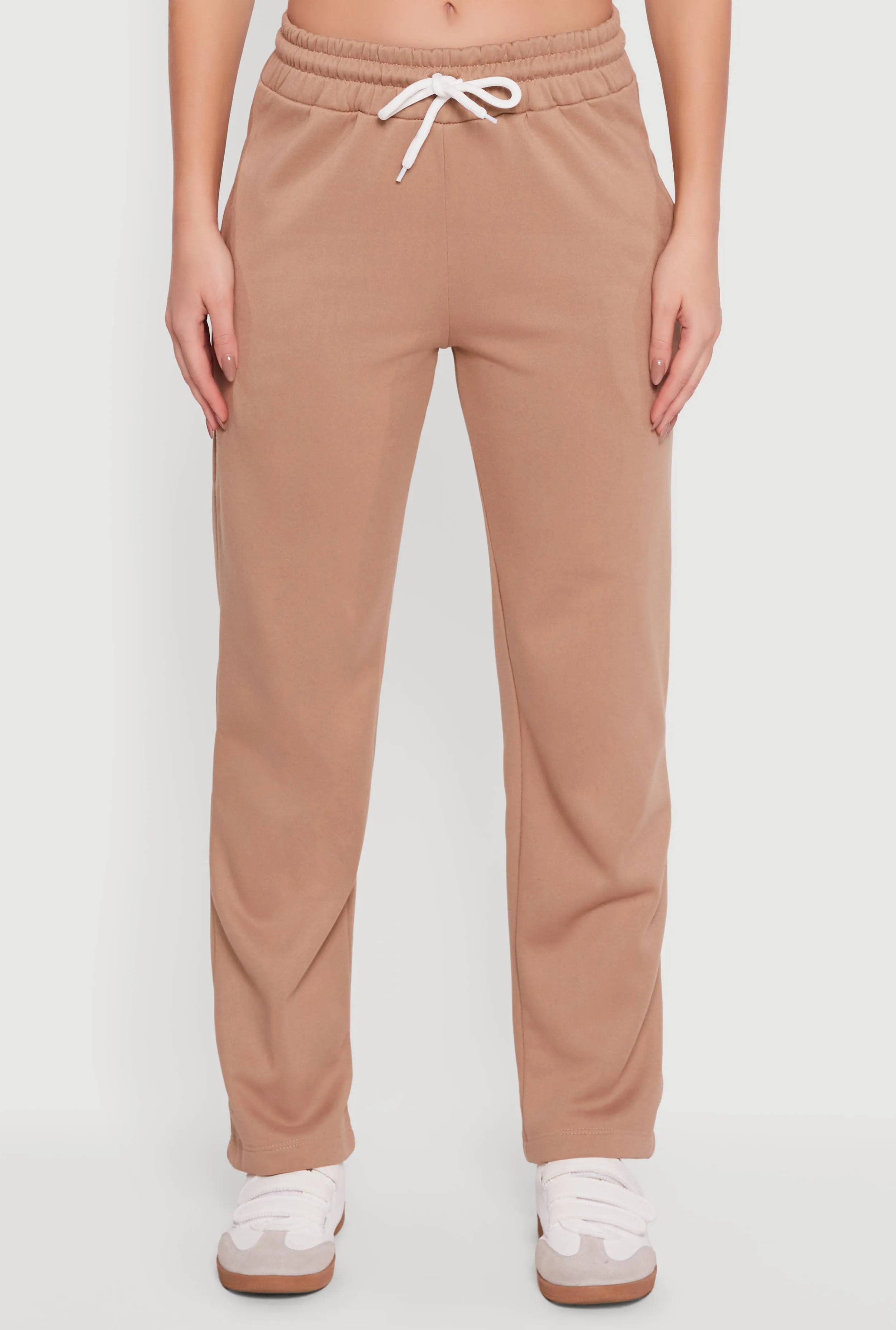 Trendy Fleece Lined Straight Leg Sweatpants sold by Rainbow product image thumbnail 3