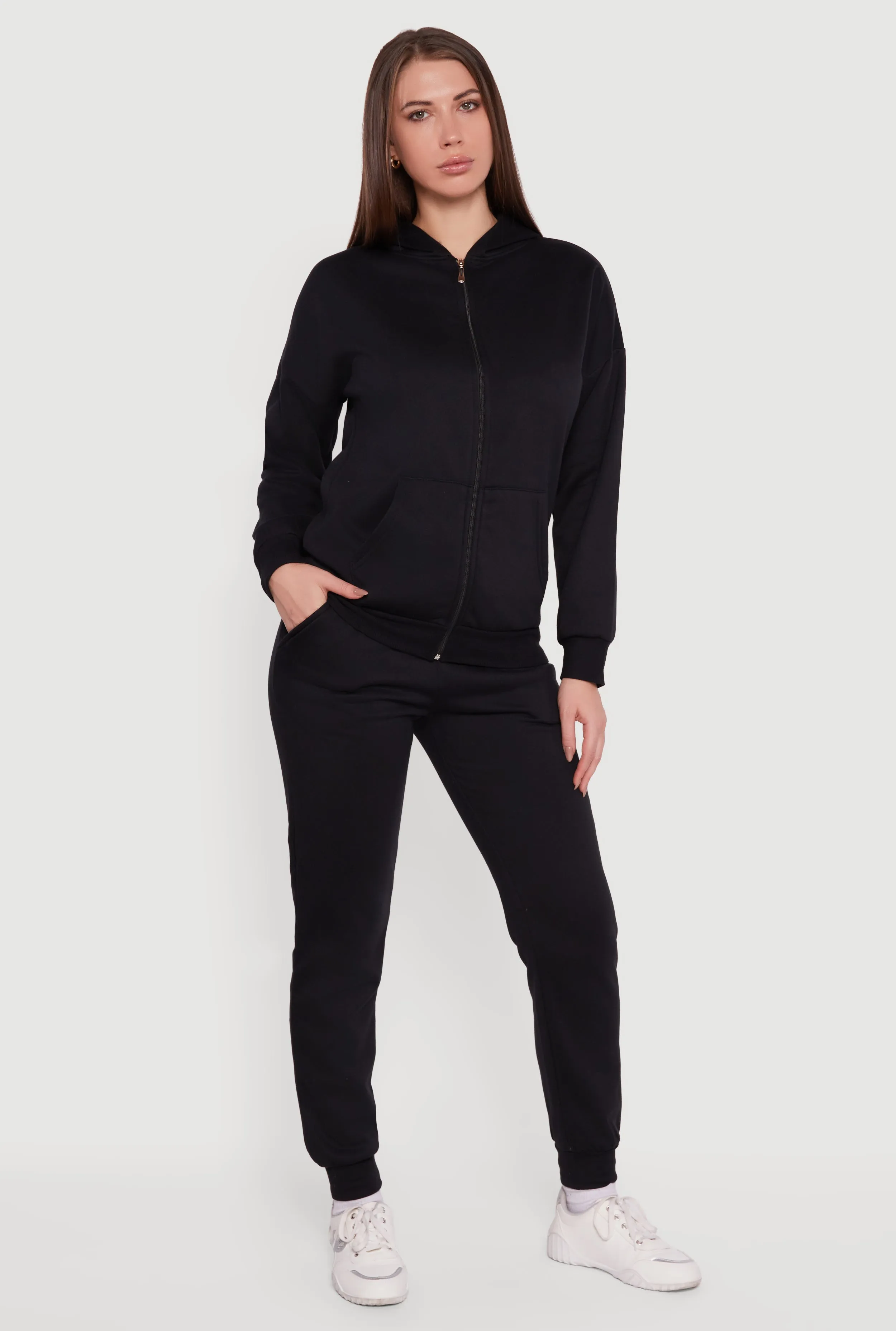 Drawstring Waist Slim Fit Joggers sold by Rainbow