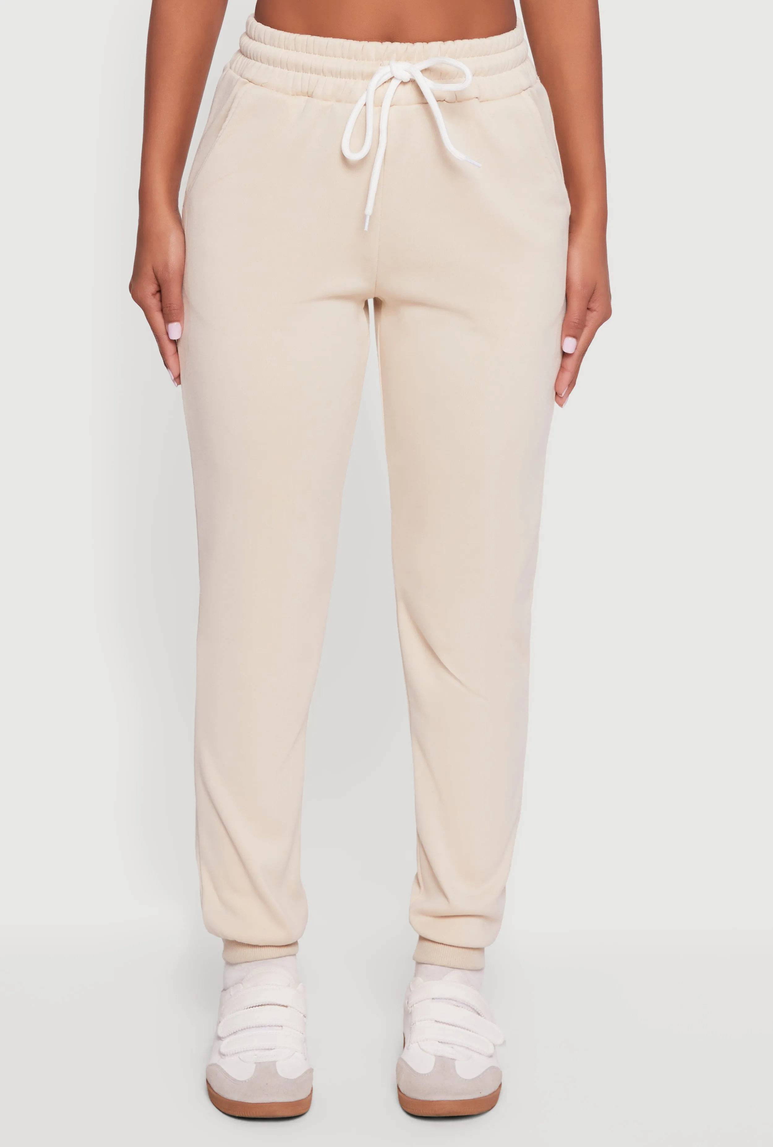 Drawstring Waist Slim Fit Joggers sold by Rainbow product image thumbnail 3