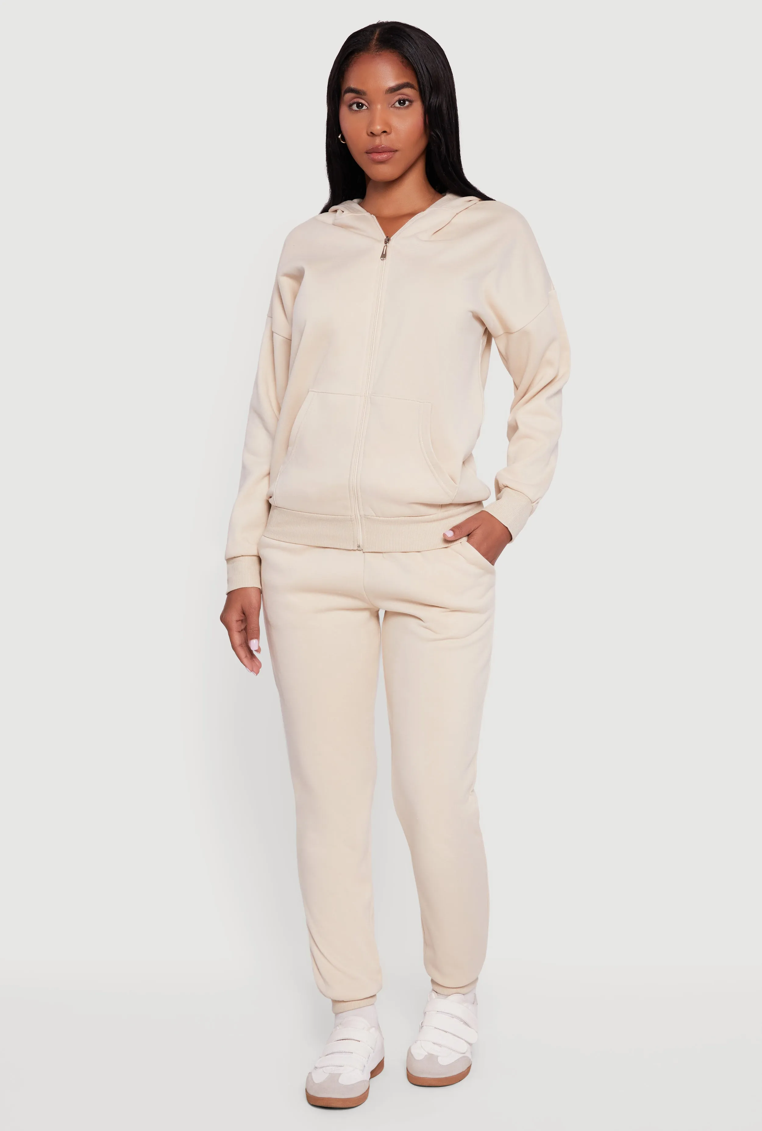 Drawstring Waist Slim Fit Joggers sold by Rainbow