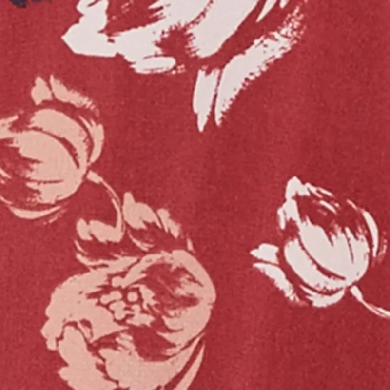 Plus Size Floral Fixed Cuff Button Front Tunic Shirt sold by Rainbow product image thumbnail 4