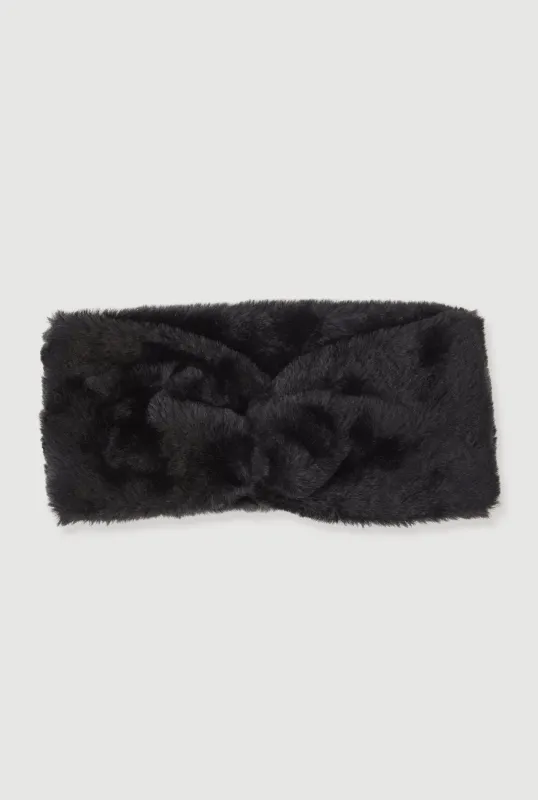 Faux Fur Twist Front Headband sold by Rainbow