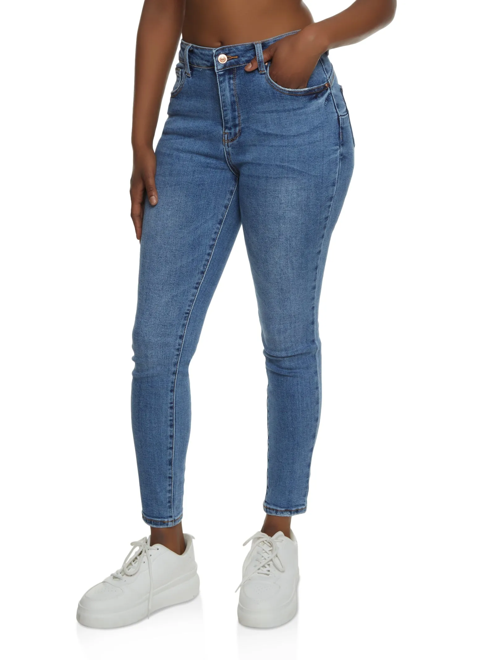High Waist Booty Lift Skinny Jeans sold by Rainbow product image thumbnail 4