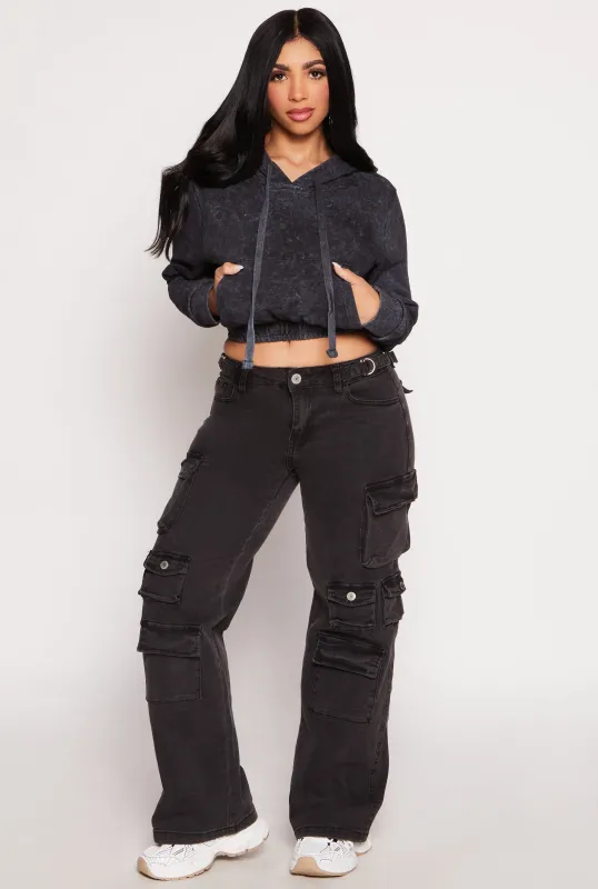 Anna Straight Leg Cargo Jeans sold by Rainbow