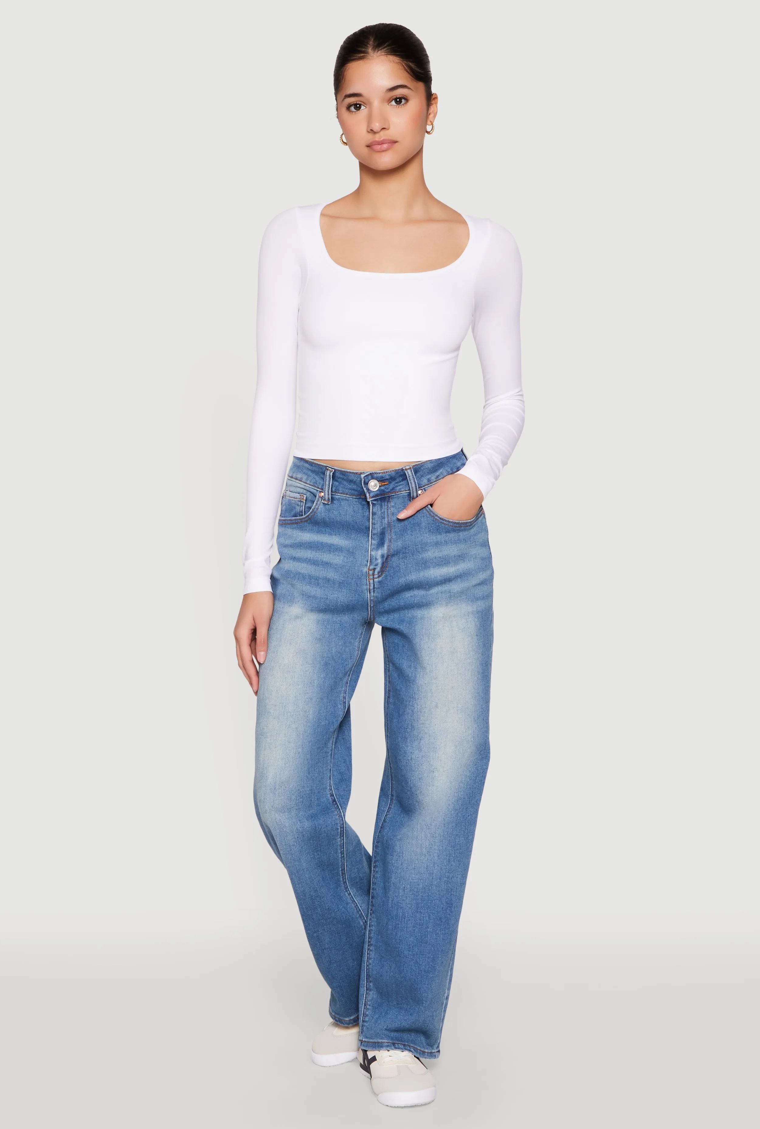 Vintage Wash Relaxed Fit Straight-Leg Jeans sold by Rainbow product image thumbnail 2