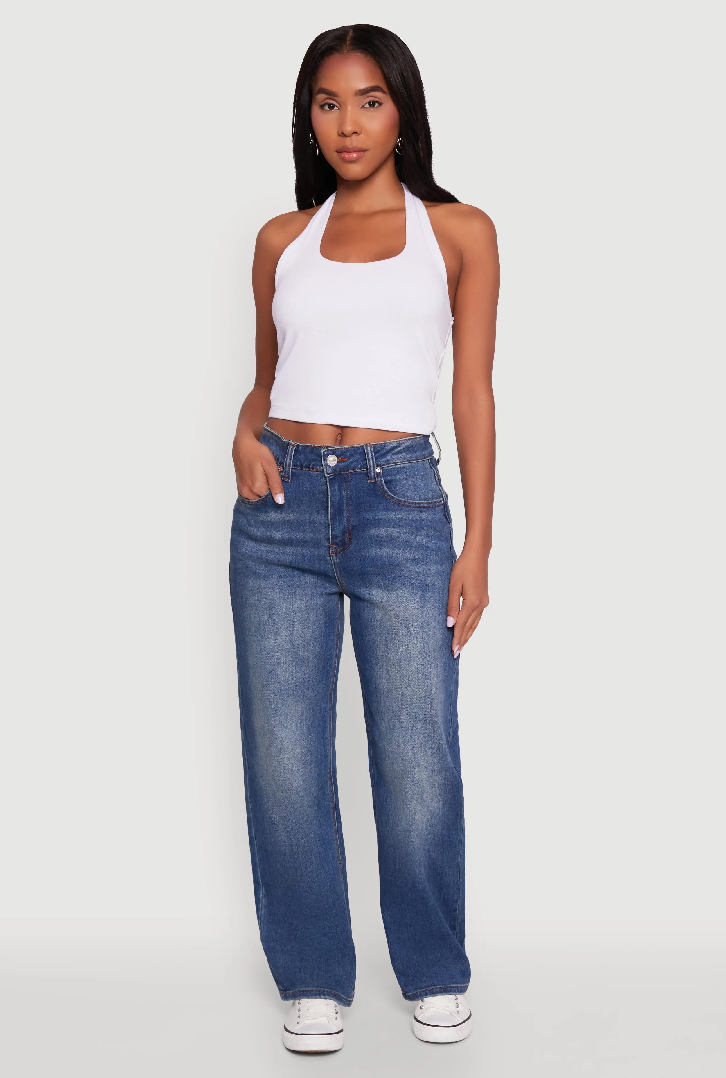 Vintage Wash Relaxed Fit Straight-Leg Jeans sold by Rainbow product image thumbnail 3