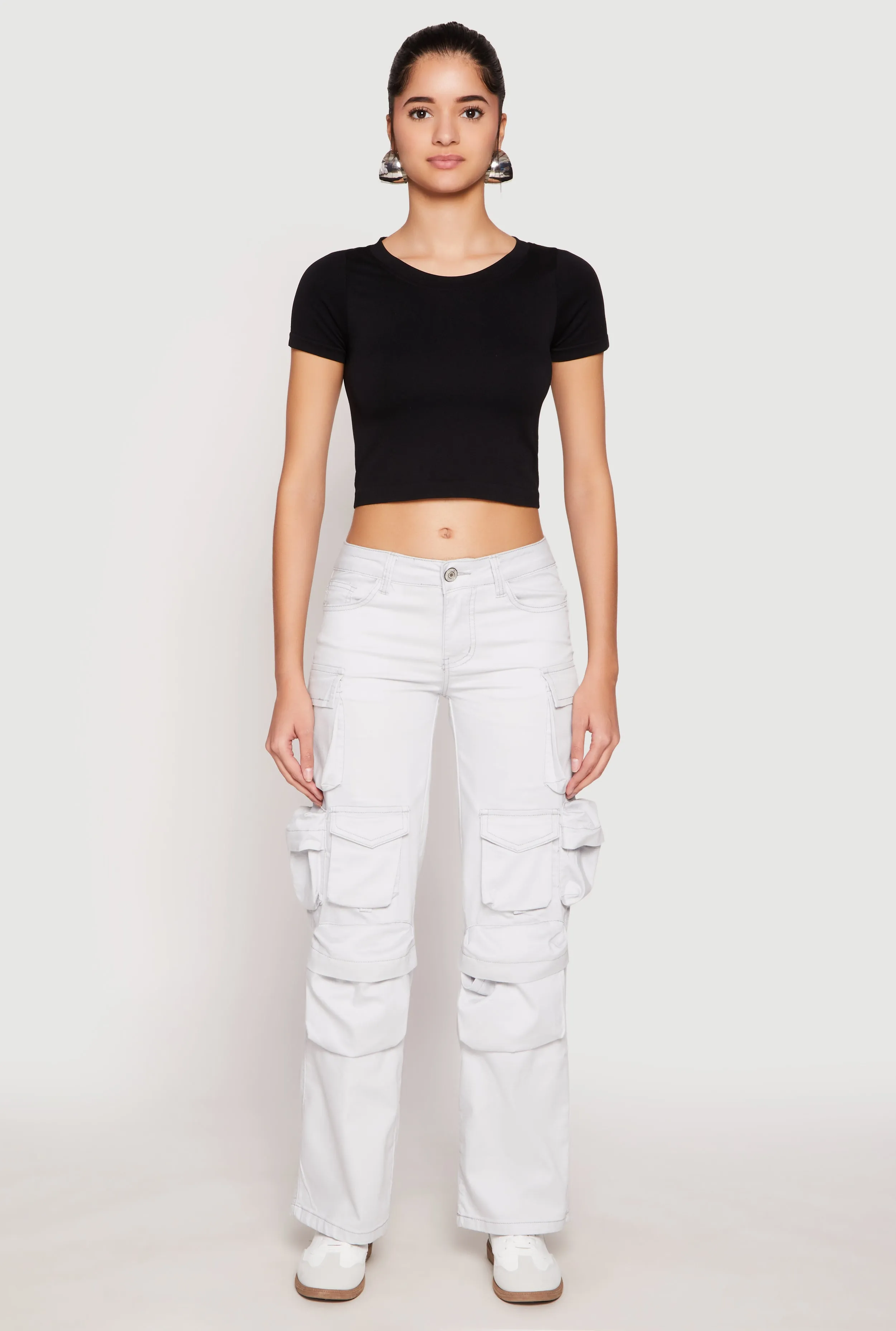 Sage Straight Leg Twill Cargo Pants sold by Rainbow product image thumbnail 2